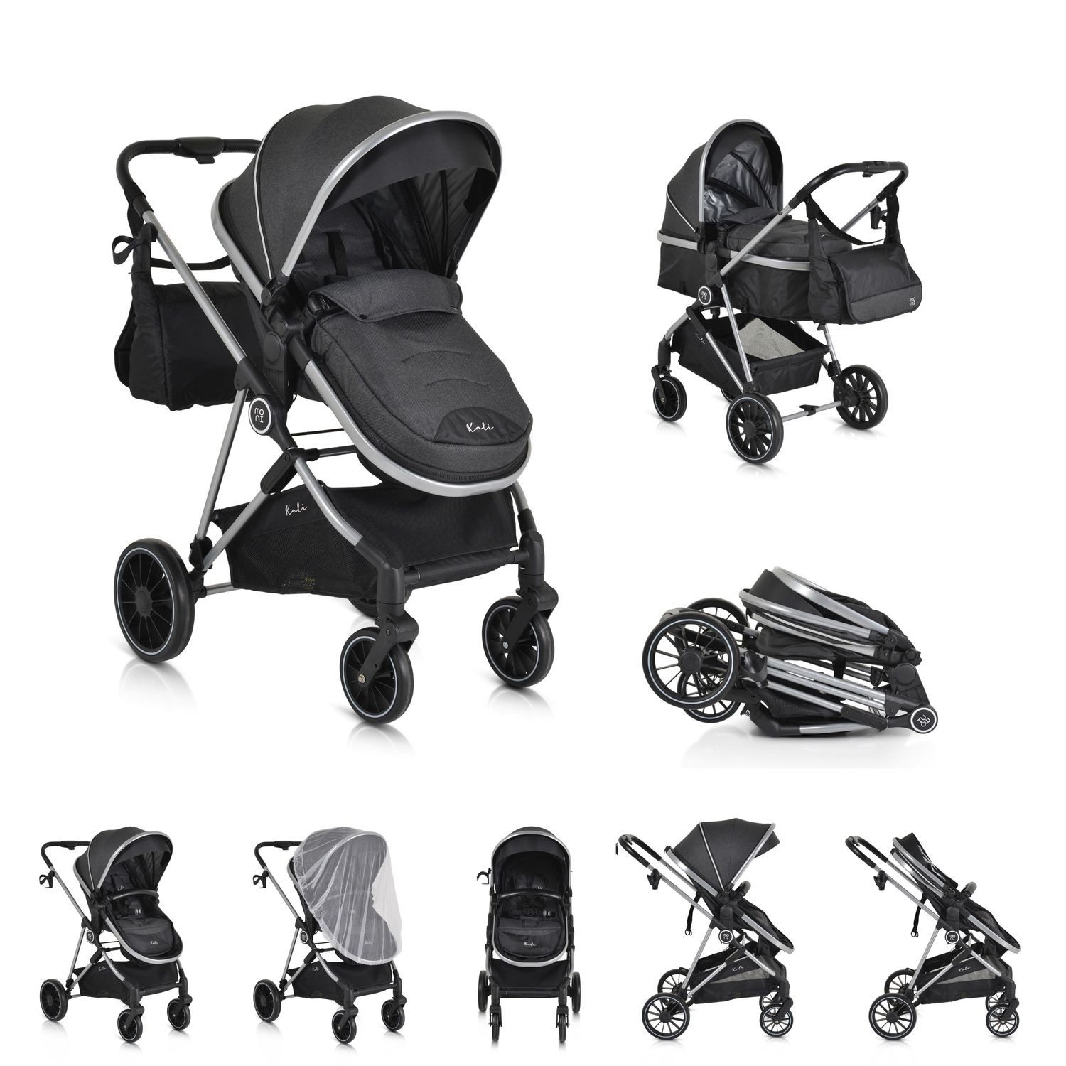 Kombi-Kinderwagen Kinderwagen 2 in 1 Kali 22 kg