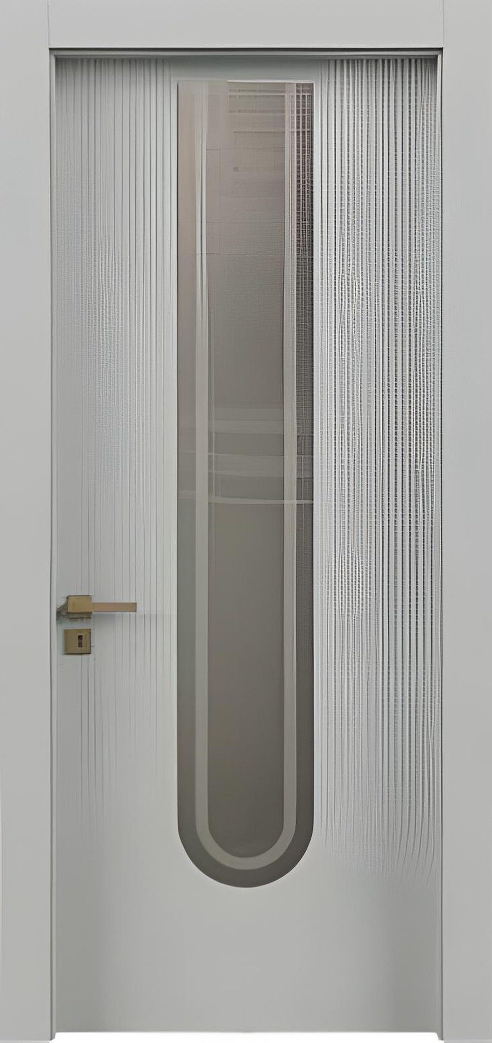 Xlmoebel Zimmertür Moderne Graue Haustür aus PVC für stilvolle Wohnungen, Made in Europa