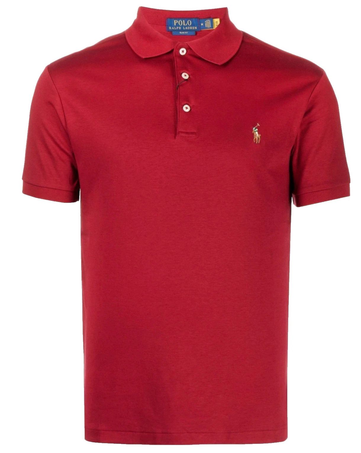 Polo Ralph Lauren Poloshirt Herren Hemd Slim-Fit Sofort authentifizierbar durch QR-Code über das Ralph Lauren System