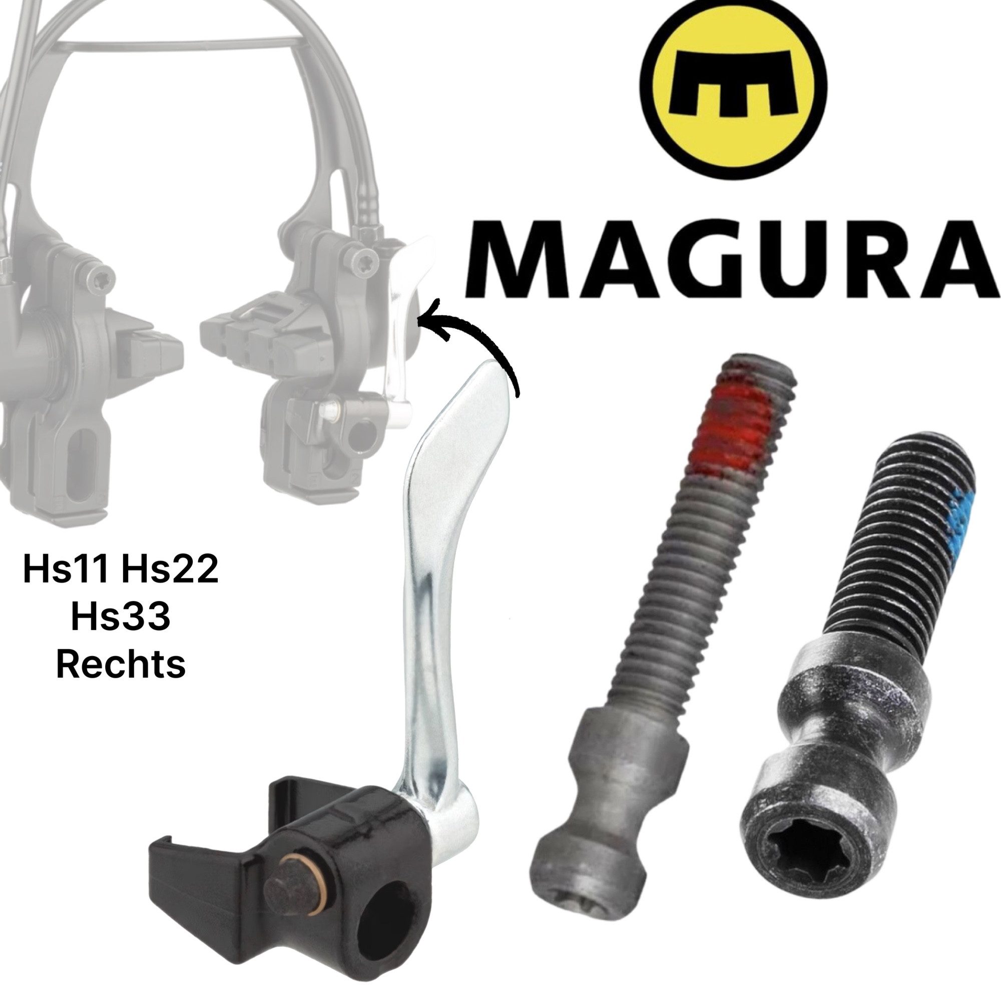 Magura Felgenbremse Magura Schnellspanner Hydraulische Hs11 Hs22 Hs33 Evo2 Bremse rechts