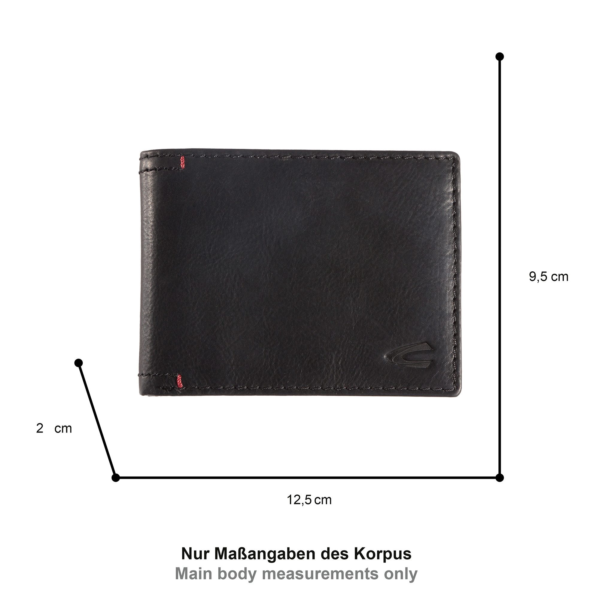 camel active Geldbörse Salamanca, aus hochwertigem Rindsleder mit kontrastr günstig online kaufen