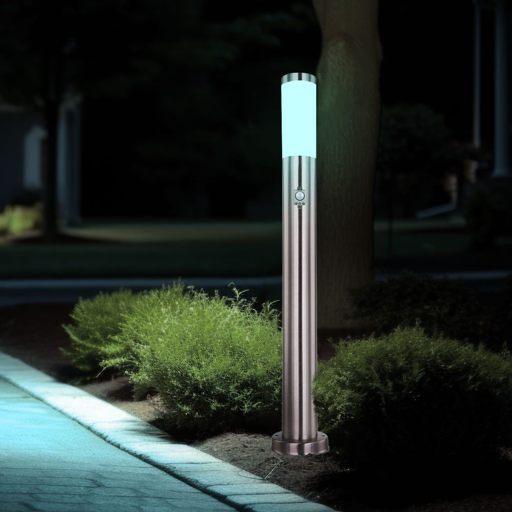 GLOBO LIGHTING LED Wandstrahler, Leuchtmittel inklusive, Warmweiß, Neutralweiß, Tageslichtweiß, Außenstehlampe Pollerlampe Gartenlampe Bewegungsmelder Smart LED