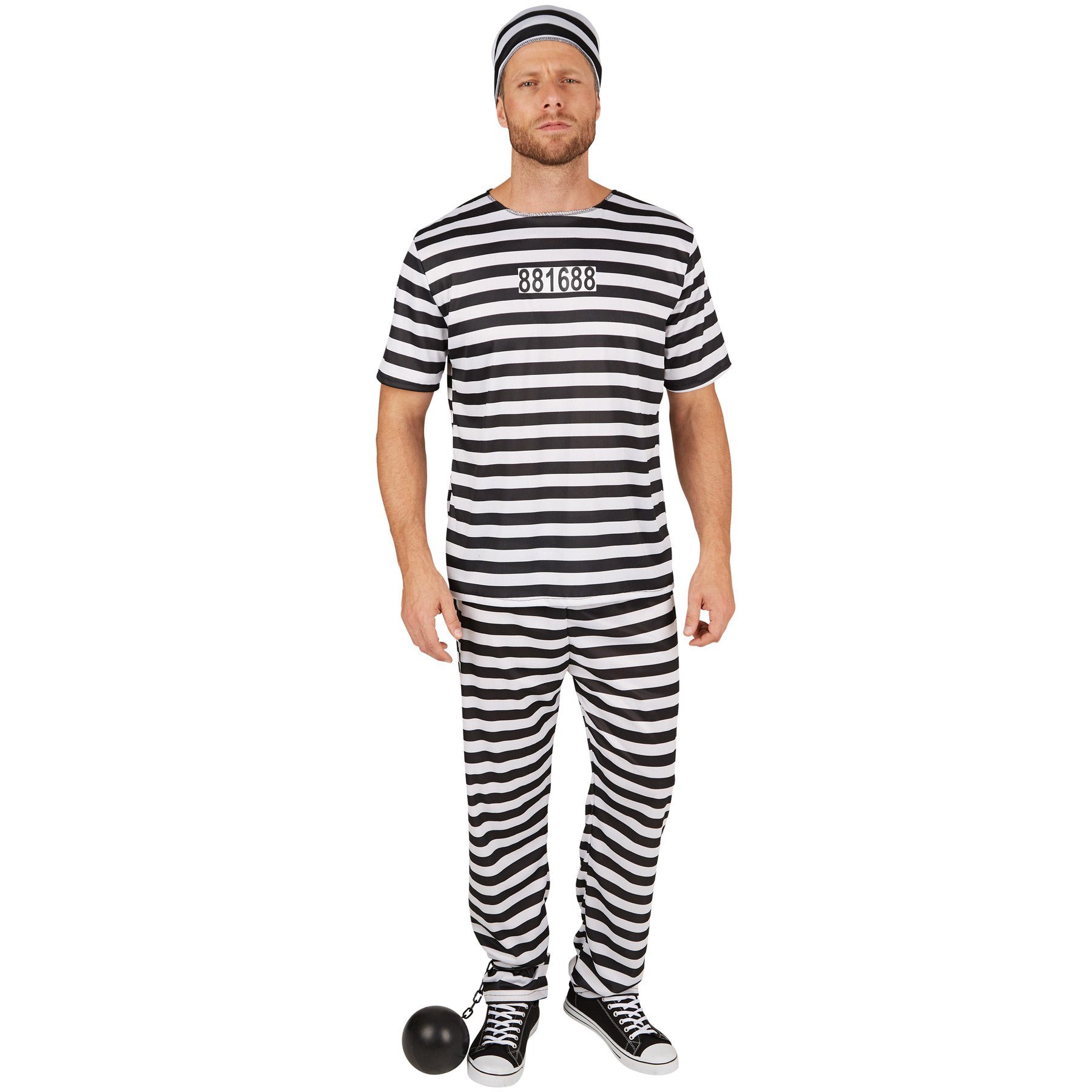 dressforfun Kostüm Herrenkostüm Sträfling, Cooles Shirt günstig online kaufen