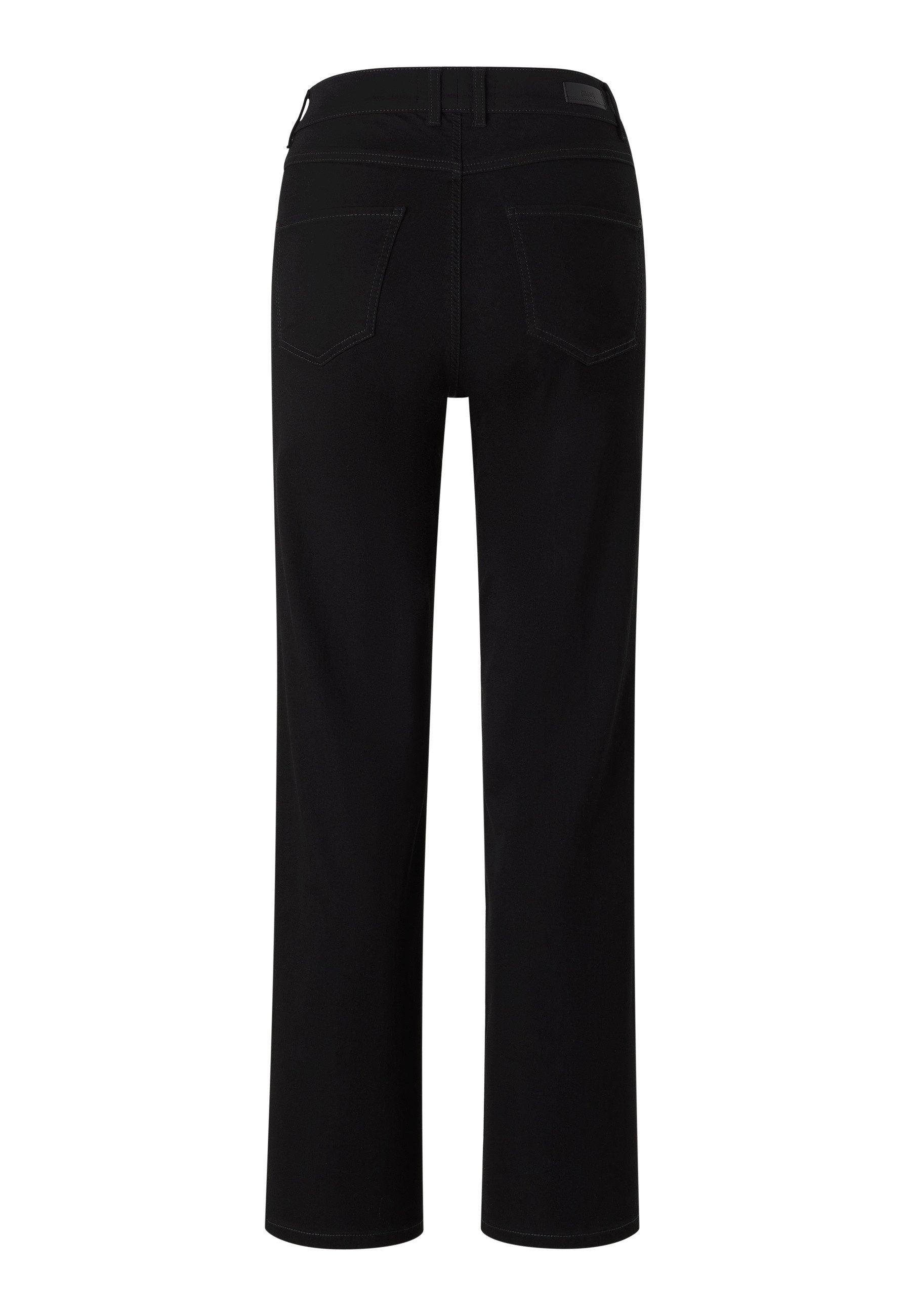 ANGELS Straight-Jeans Angels Damen Jeans, Lara wide leg, schwarz (1-tlg)