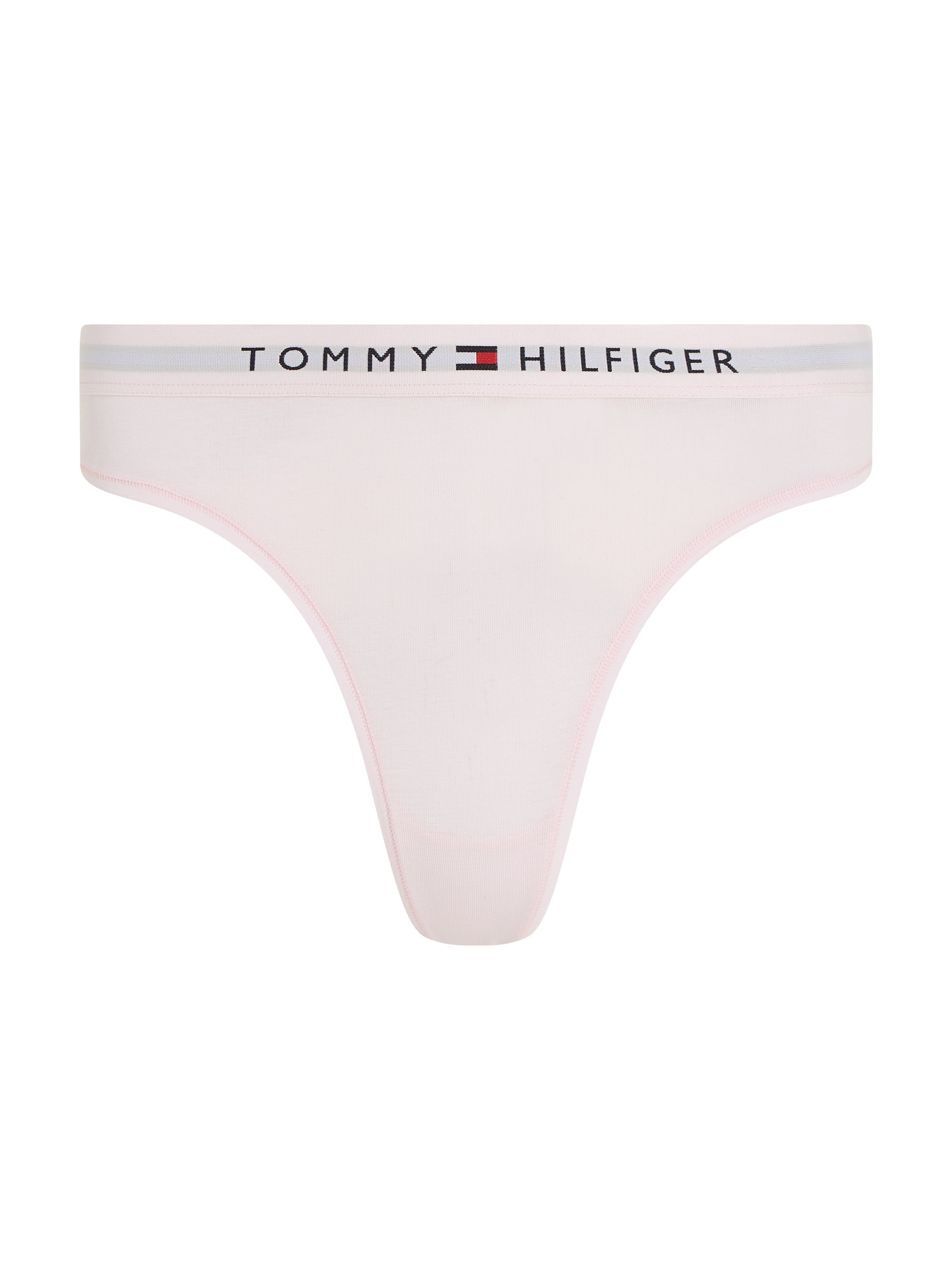 Tommy Hilfiger Light-Pink THONG Underwear Markenlabel Tommy Hilfiger Slip mit