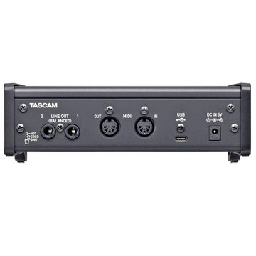 Tascam US-2x2HR USB Audio-Midi-Interface Digitales Aufnahmegerät