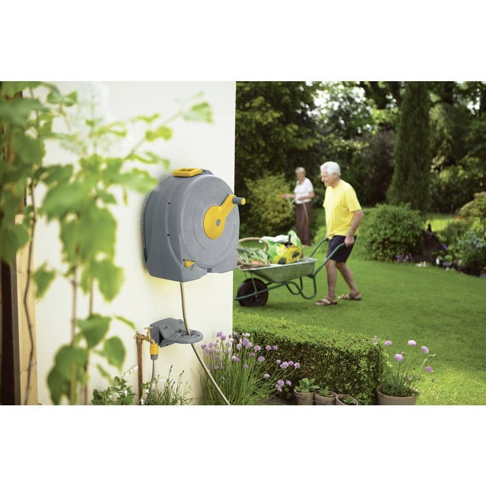 Hozelock Gartenschlauch Wandschlauchbox mit 40 m Schlauch 2496R0000
