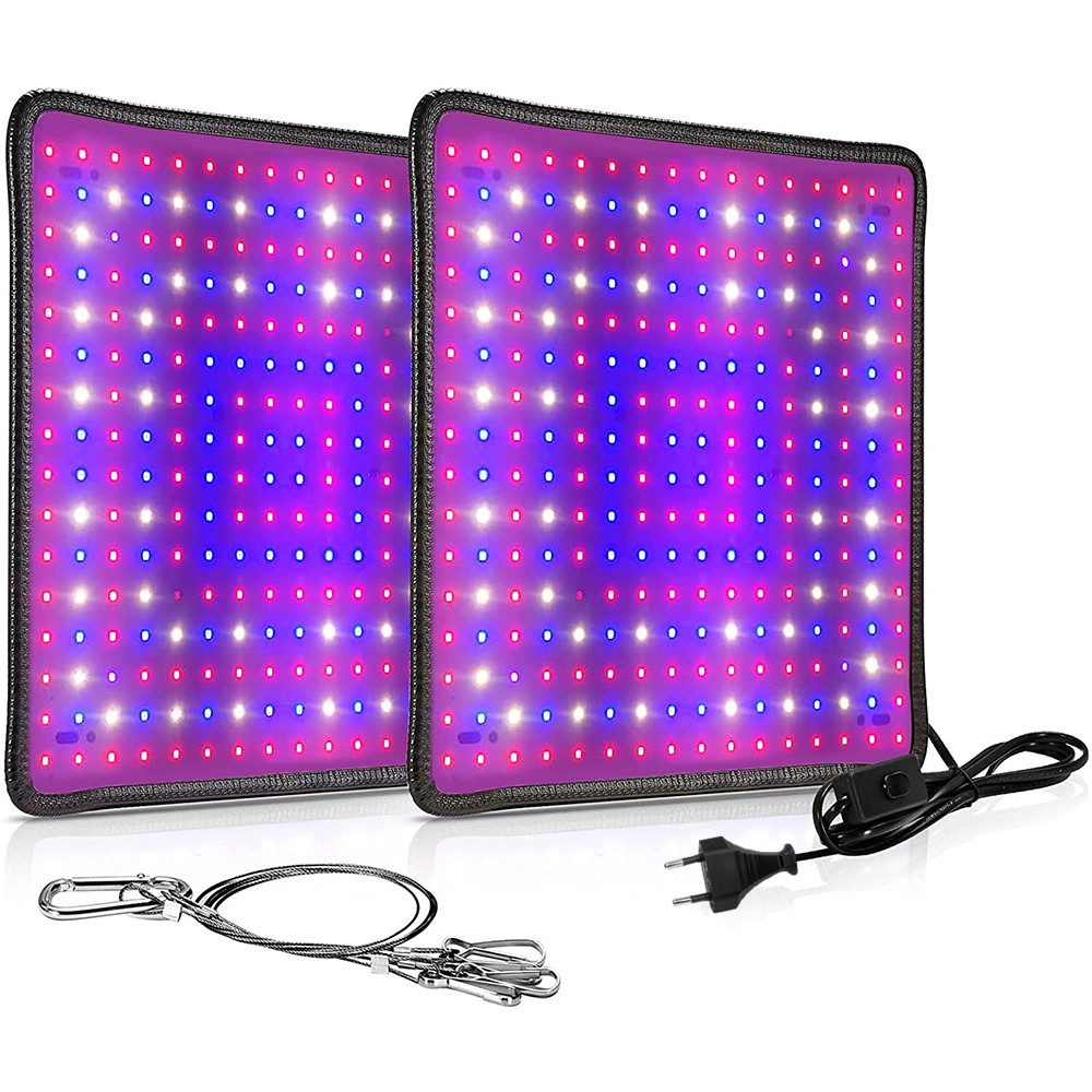 MUPOO Pflanzenlampe LED Pflanzenleuchte,256LEDs Vollspektrum LED günstig online kaufen