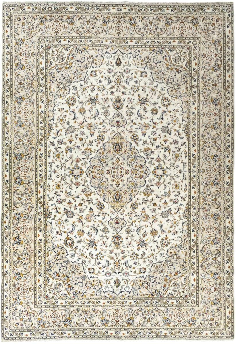 Orientteppich Keshan 246x355 Handgeknüpfter Orientteppich / Perserteppich, Nain Trading, rechteckig, Höhe: 12 mm