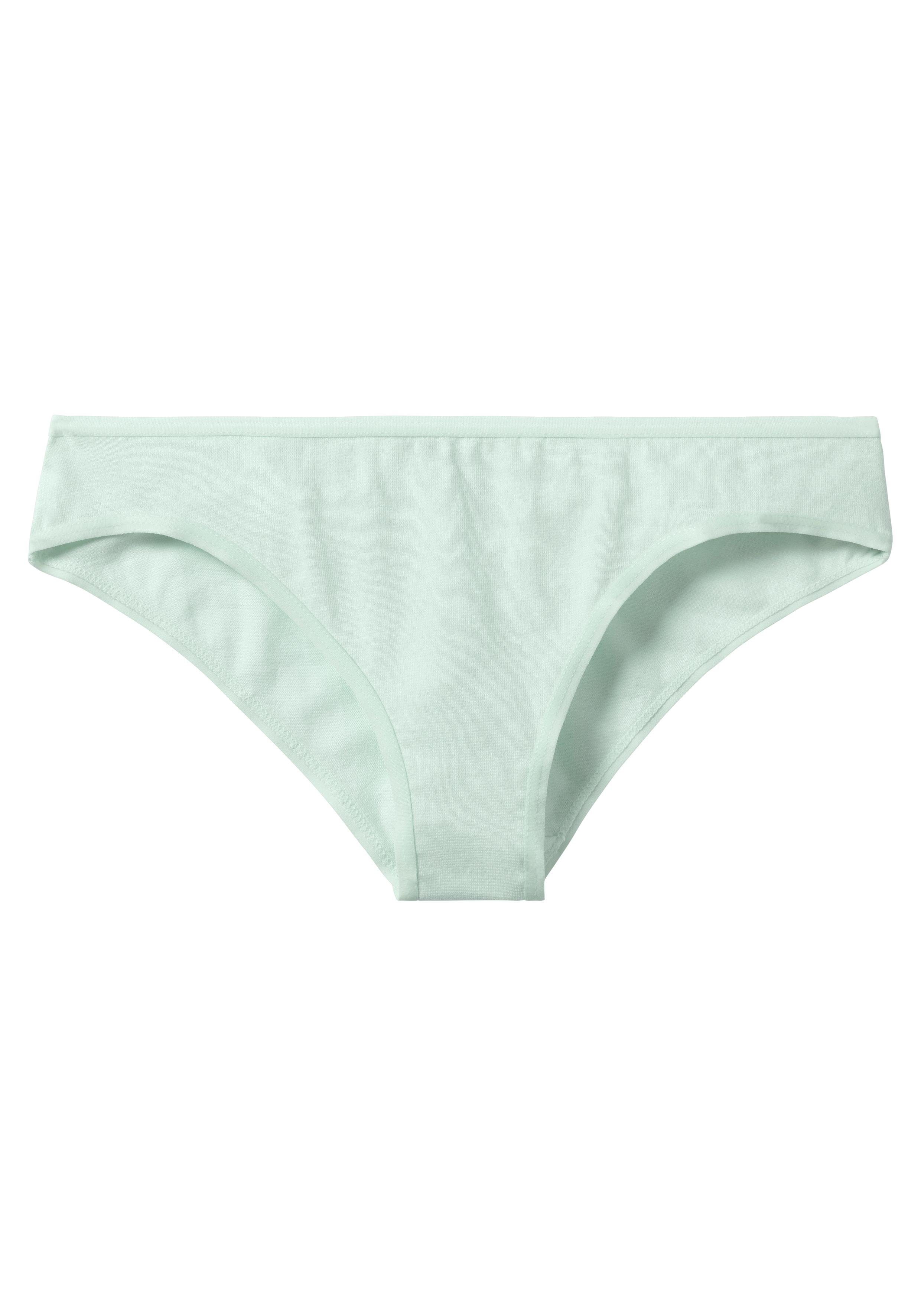 Sternen-Print 8-St) fleur unifarben (Packung, mit petite Bikinislip und