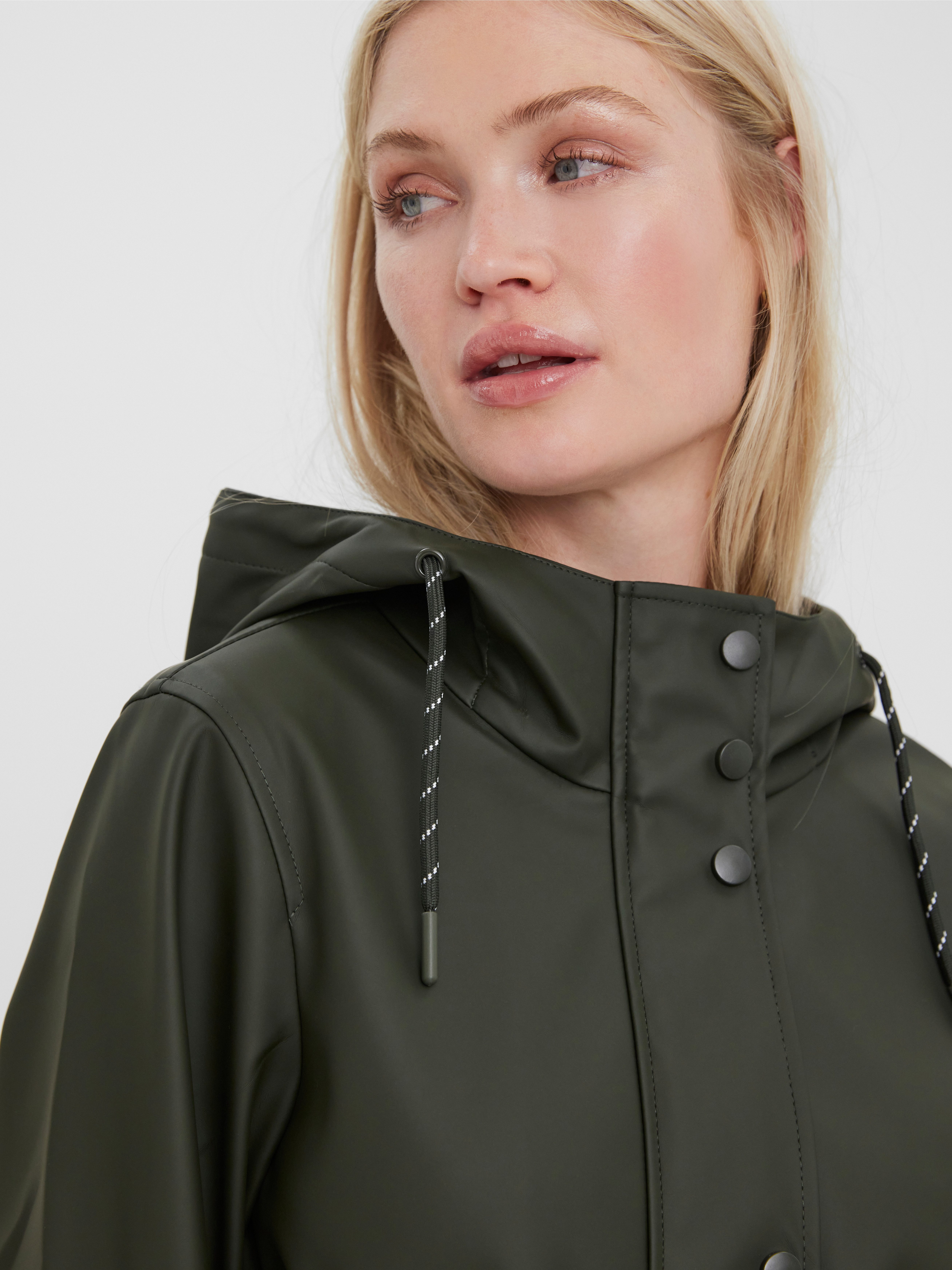 Vero Moda Regenjacke VMMALOU COATED JACKET wasserabweisende Beschichtung