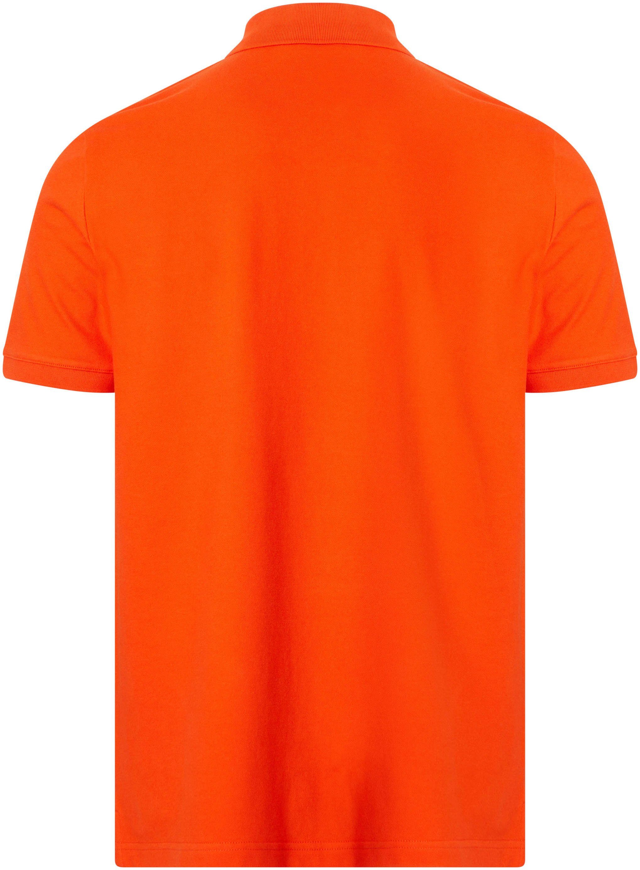 Klein Big&Tall mit Poloshirt orange Polokragen Calvin