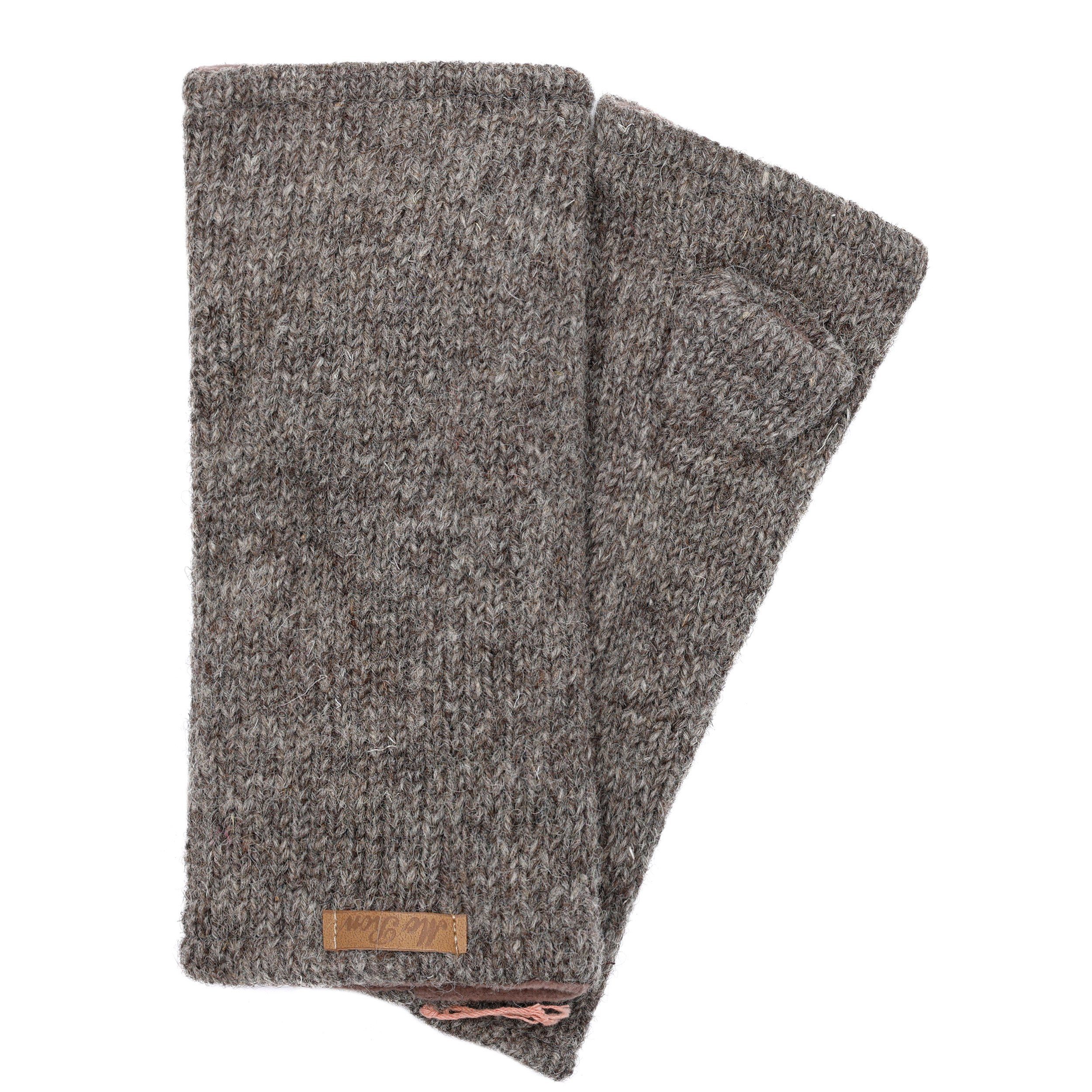 McRon Armstulpen Pulswärmer Modell Reka mit Daumen, mit hohem Schurwoll-Ant günstig online kaufen