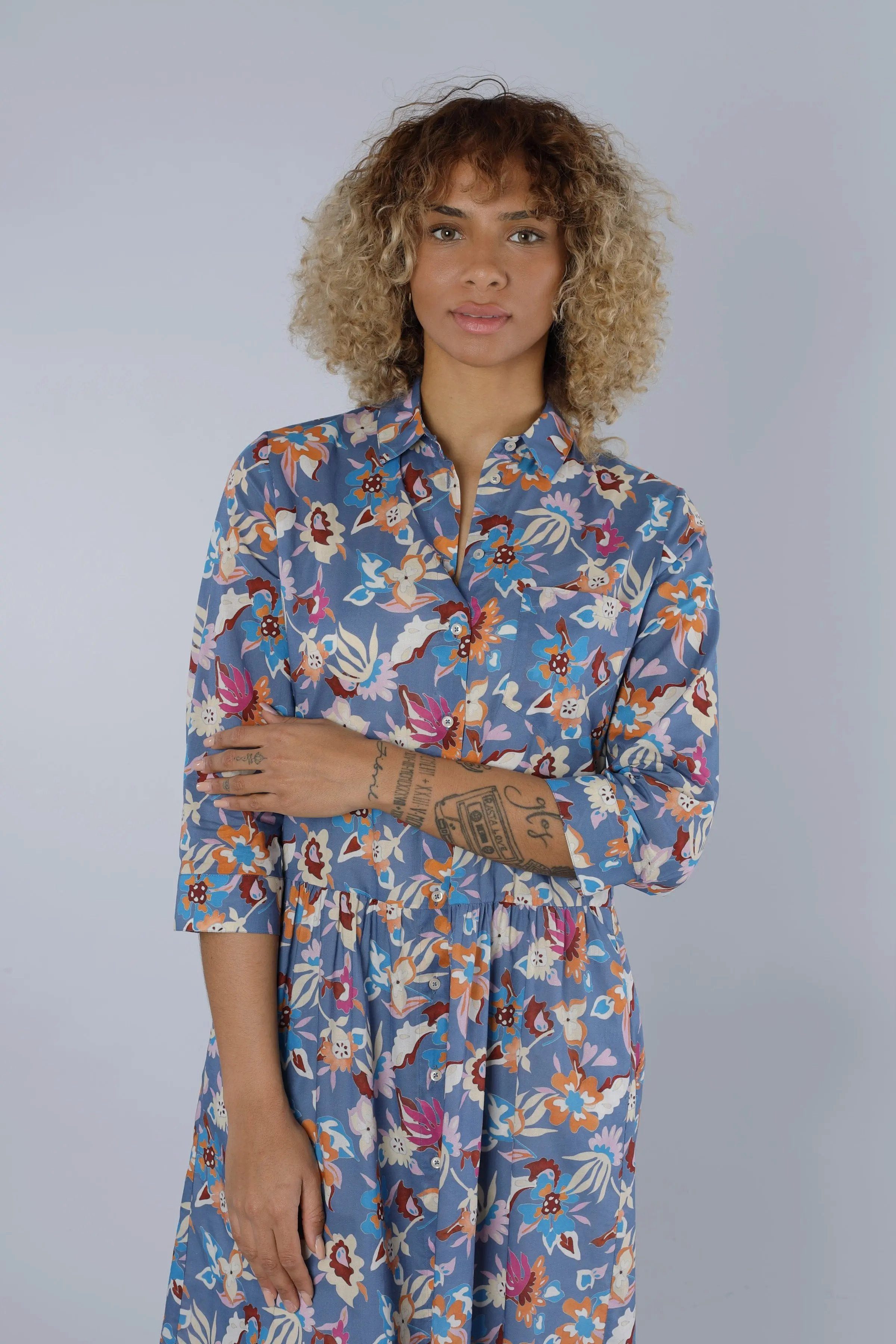 NADINE H Sommerkleid Sommerkleid MULTICOLOUR BLUE