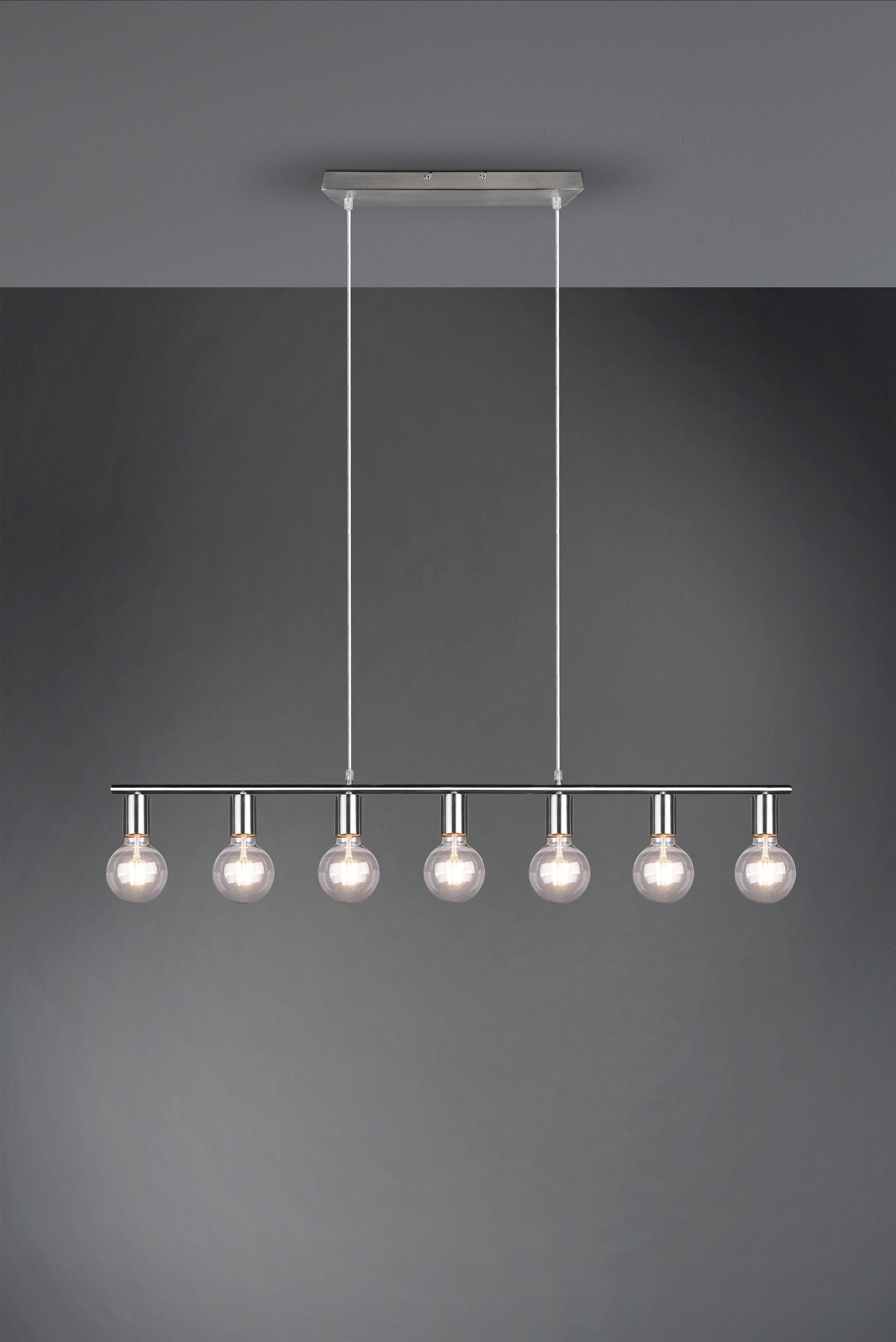 TRIO VANNES, ohne Pendelleuchte Leuchtmittel, für wählbar, Leuchten frei und ideal E27-Leuchtmittel Wohnbereich Küche