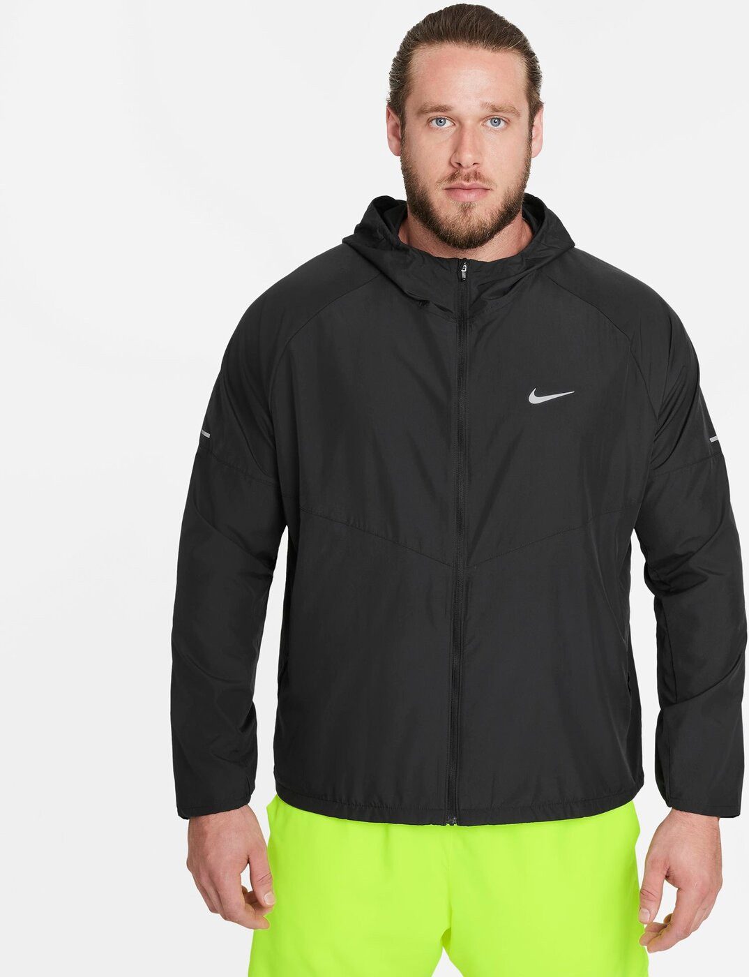Nike Laufshirt M NK RPL MILER JKT BLACK/BLACK/REFLECTIVE SIL