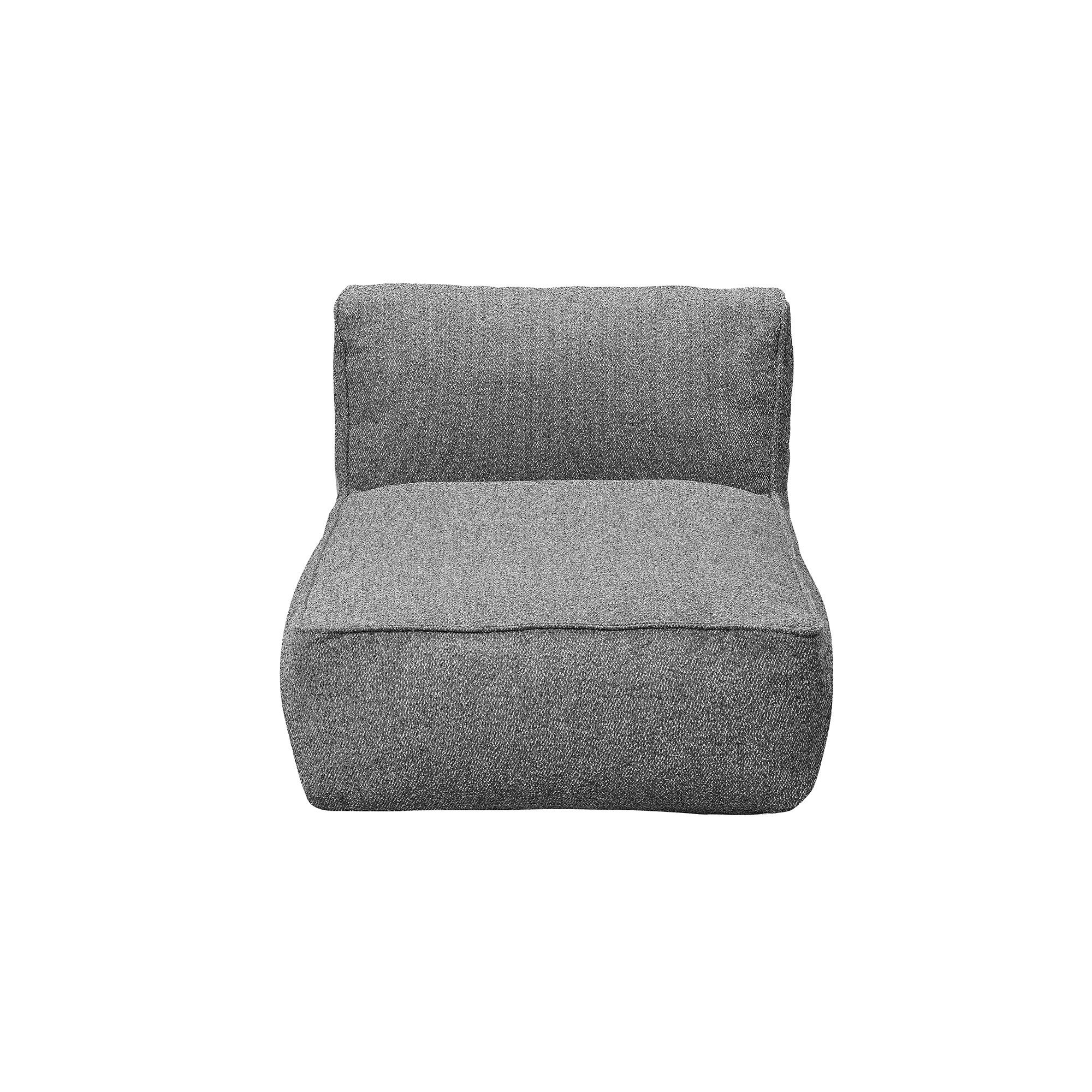 blomus Sofa 1-Sitzer Modul -GROW- Gartencouch, Loungemöbel: Outdoor, Wasserabweisend, Kombinierbar
