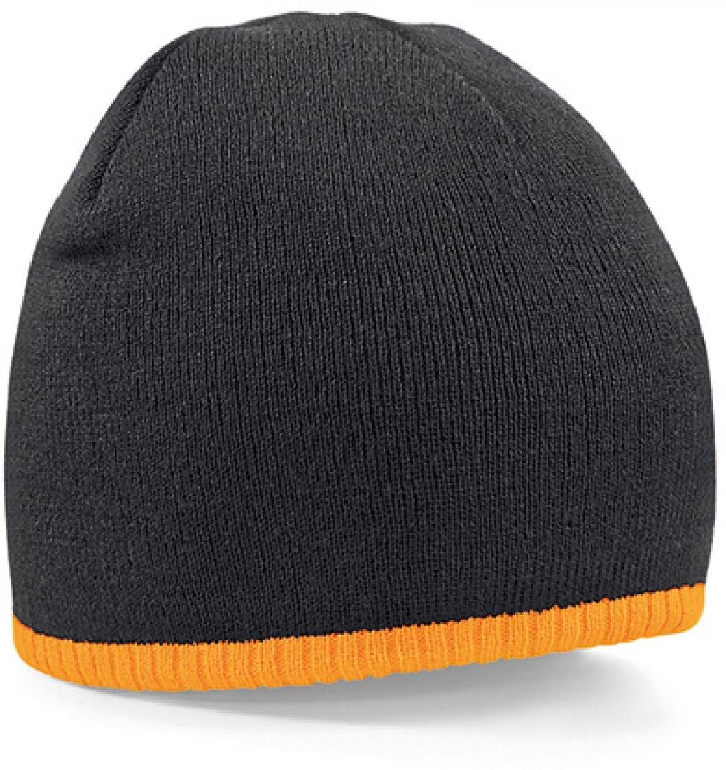 Beechfield® Bommelmütze Two-Tone Pull-On Beanie Wintermütze günstig online kaufen