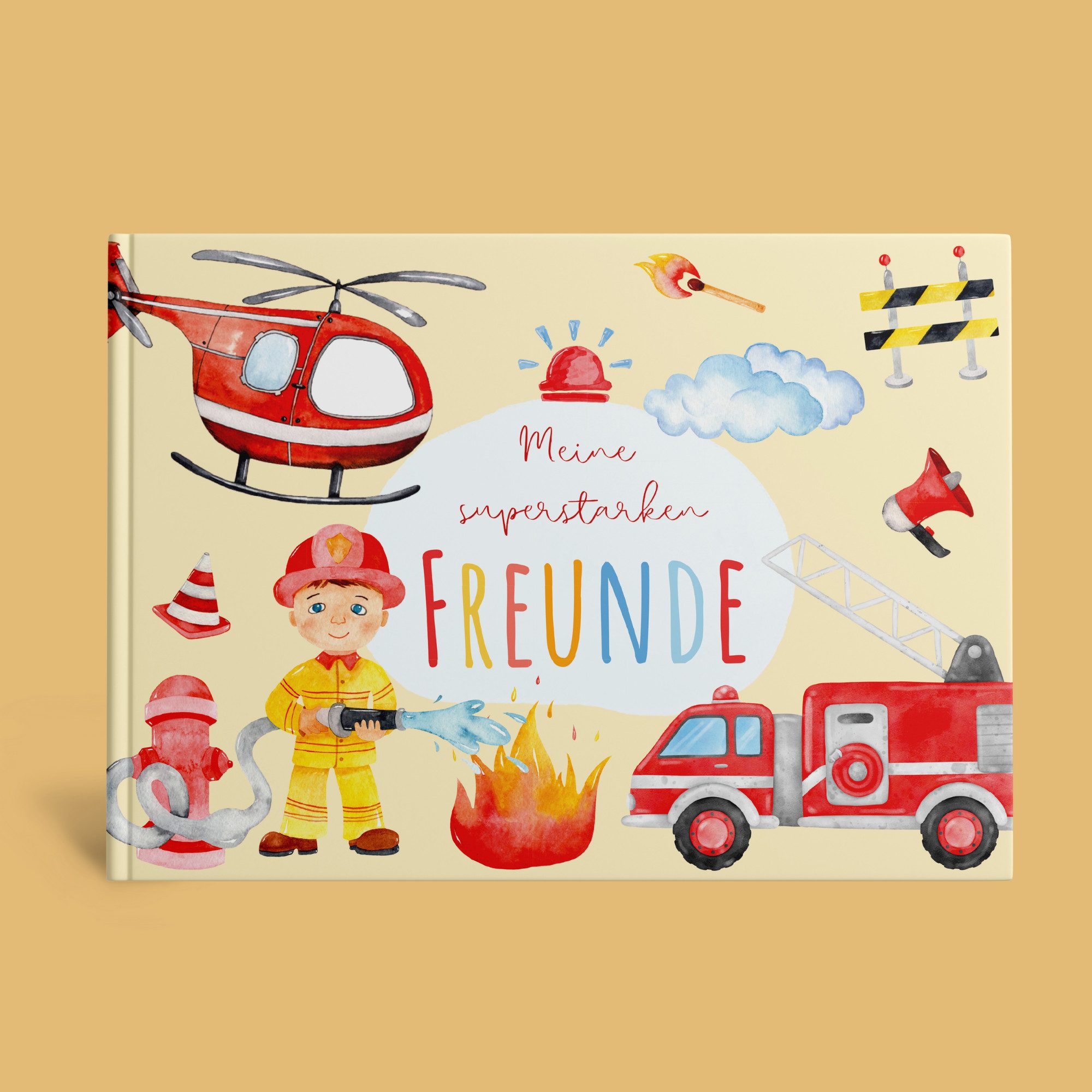 MeinBaby123® Tagebuch Freundebuch für Kinder, Freundschaftsalbum, Freundealbum Kindergarten und Schule, Freundschaftsbuch Hardcover