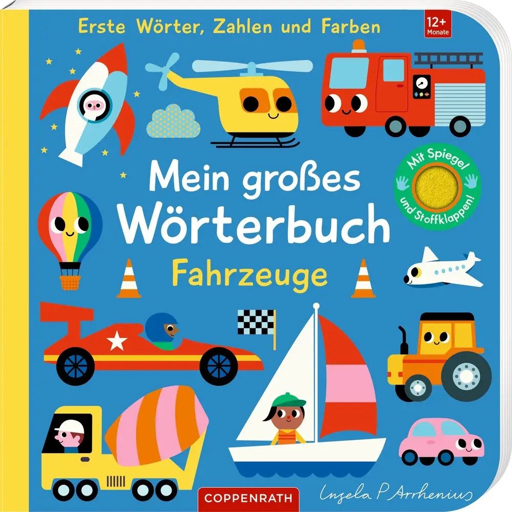 COPPENRATH DIE SPIEGELBURG Zeichenalbum Mein großes Wörterbuch: Fahrzeuge - Erste Wörter, Zahlen und Farben