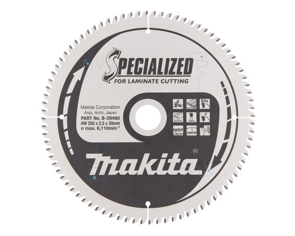 Thumbnail - Makita Akku-Multifunktionswerkzeug Makita Kreissägeblatt, 250 x 30 mm, 84 Zähne 250 x 30 mm • 84 Zähne, Produkt, Makita,...