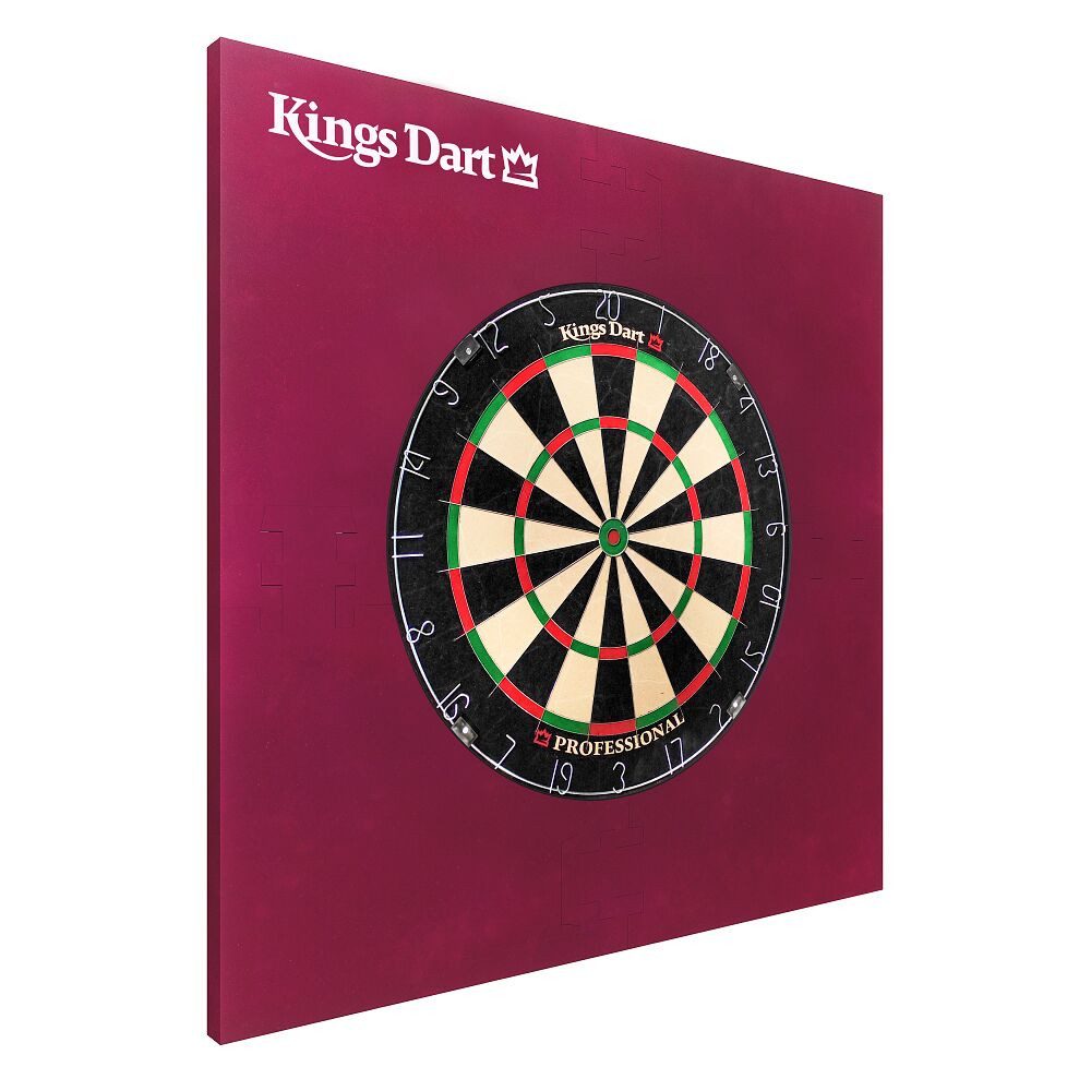 Kings Dart Dartscheibe Dart-Set, Geeignet für Steel- und Softdarts