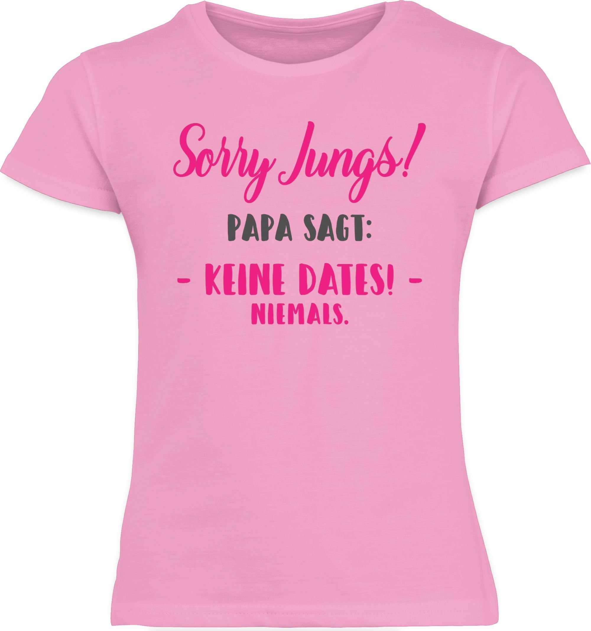 Rosa Sorry keine 1 Statement T-Shirt Kinder Jungs sagt Sprüche Papa Dates Shirtracer