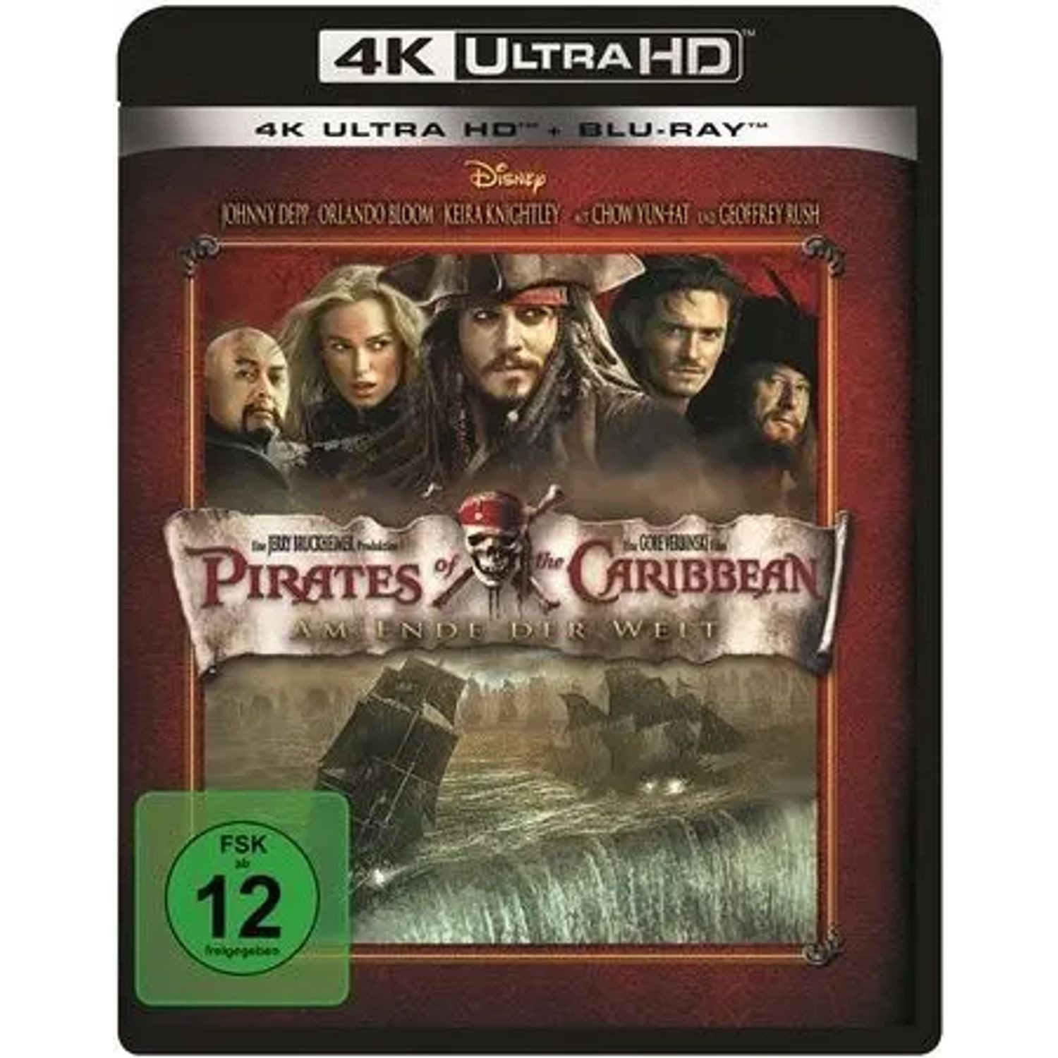 Leonine Blu-ray Pirates of the Caribbean - Am Ende der Welt 4K, 1 UHD-Blu-ray + 1...