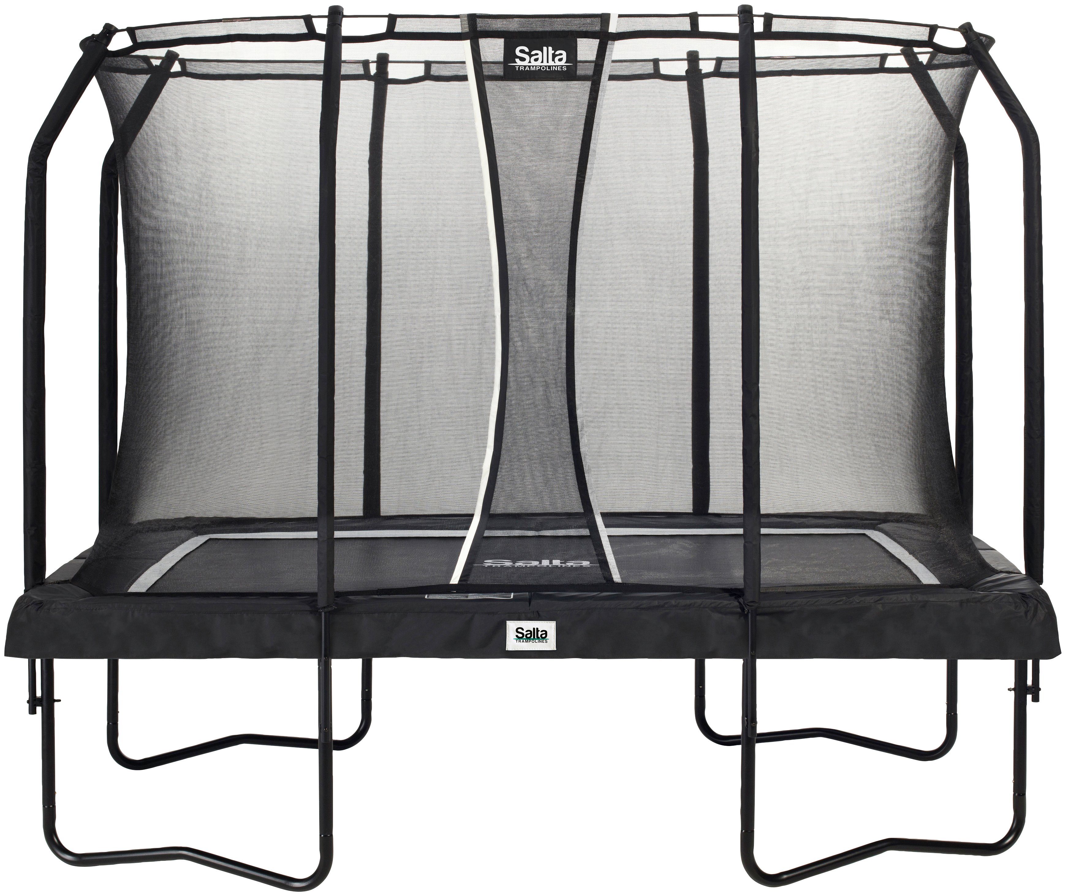 Salta Gartentrampolin Premuim Black Edition, Schutzrand schwarz | Gartentrampoline