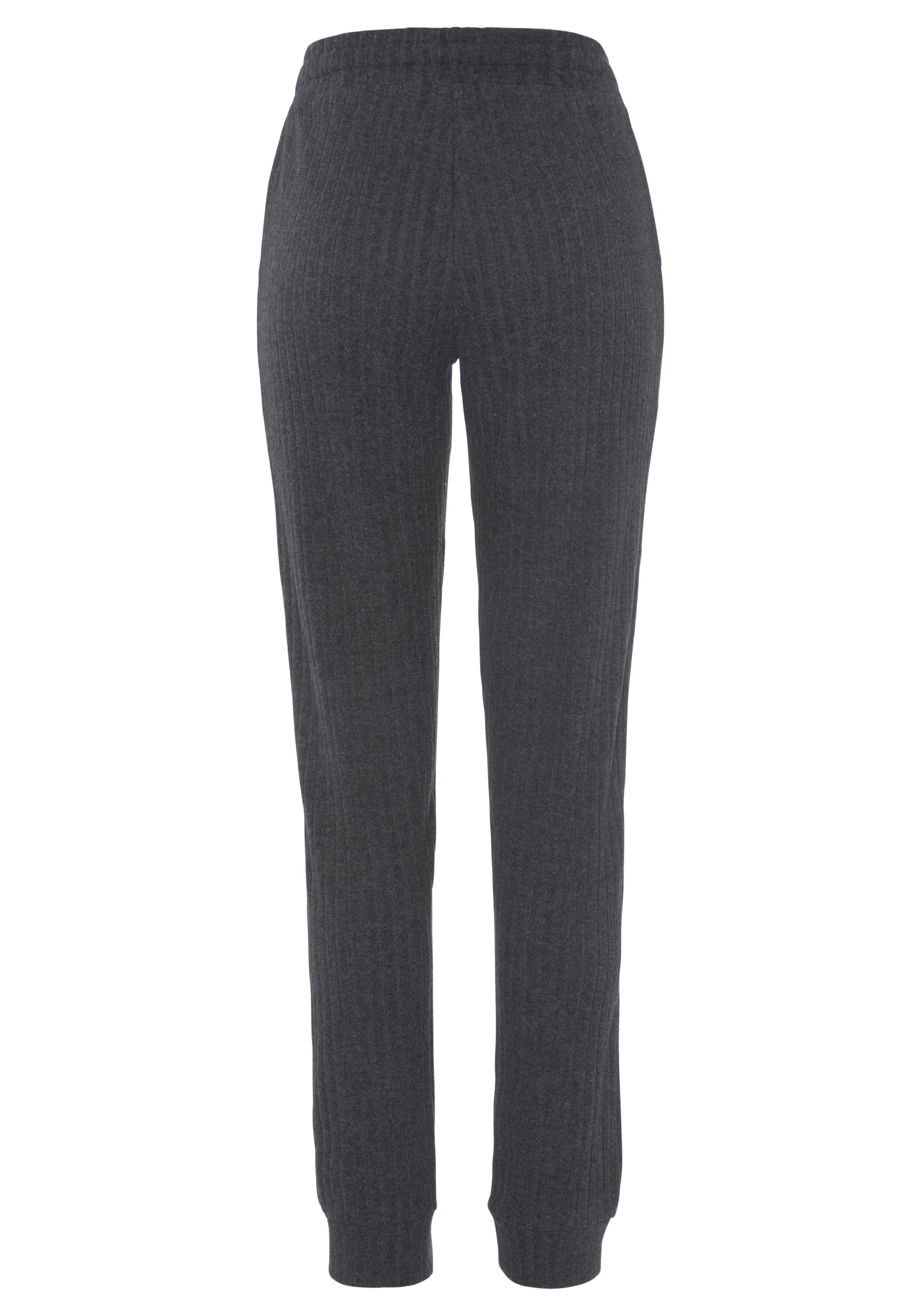 LASCANA Homewearhose Lounge-/ Strickhose mit praktischen Taschen, Loungewear