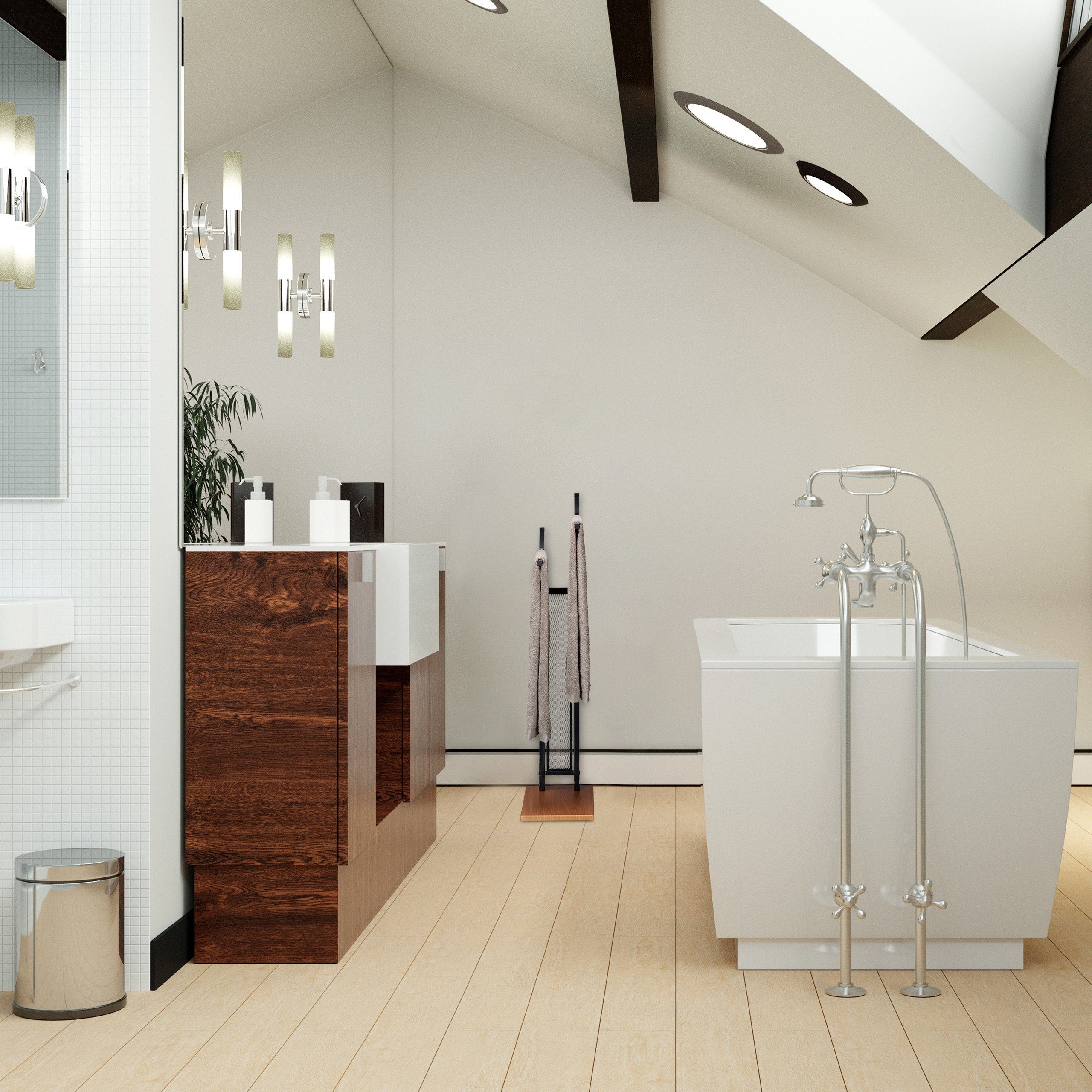 relaxdays Handtuchständer Zweiarmig Schwarz günstig online kaufen