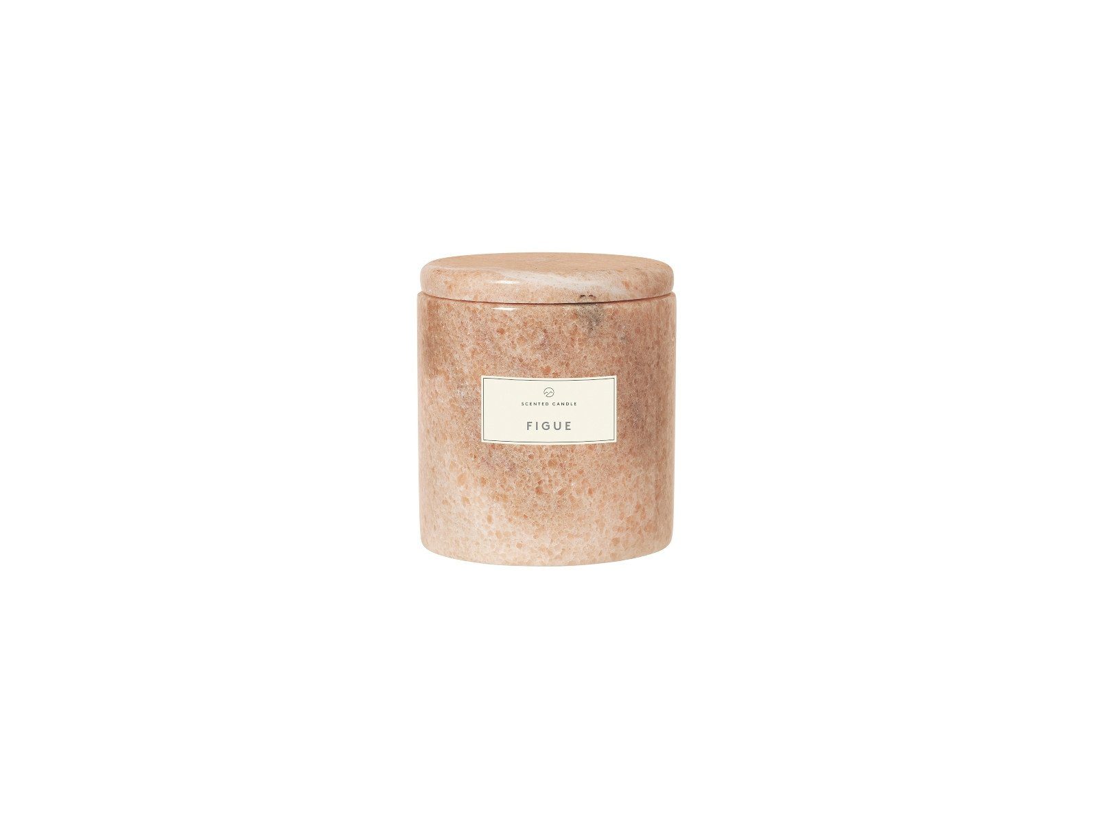 blomus Duftkerze FRABLE Marmor Duftkerze Figue indian tan 7 cm