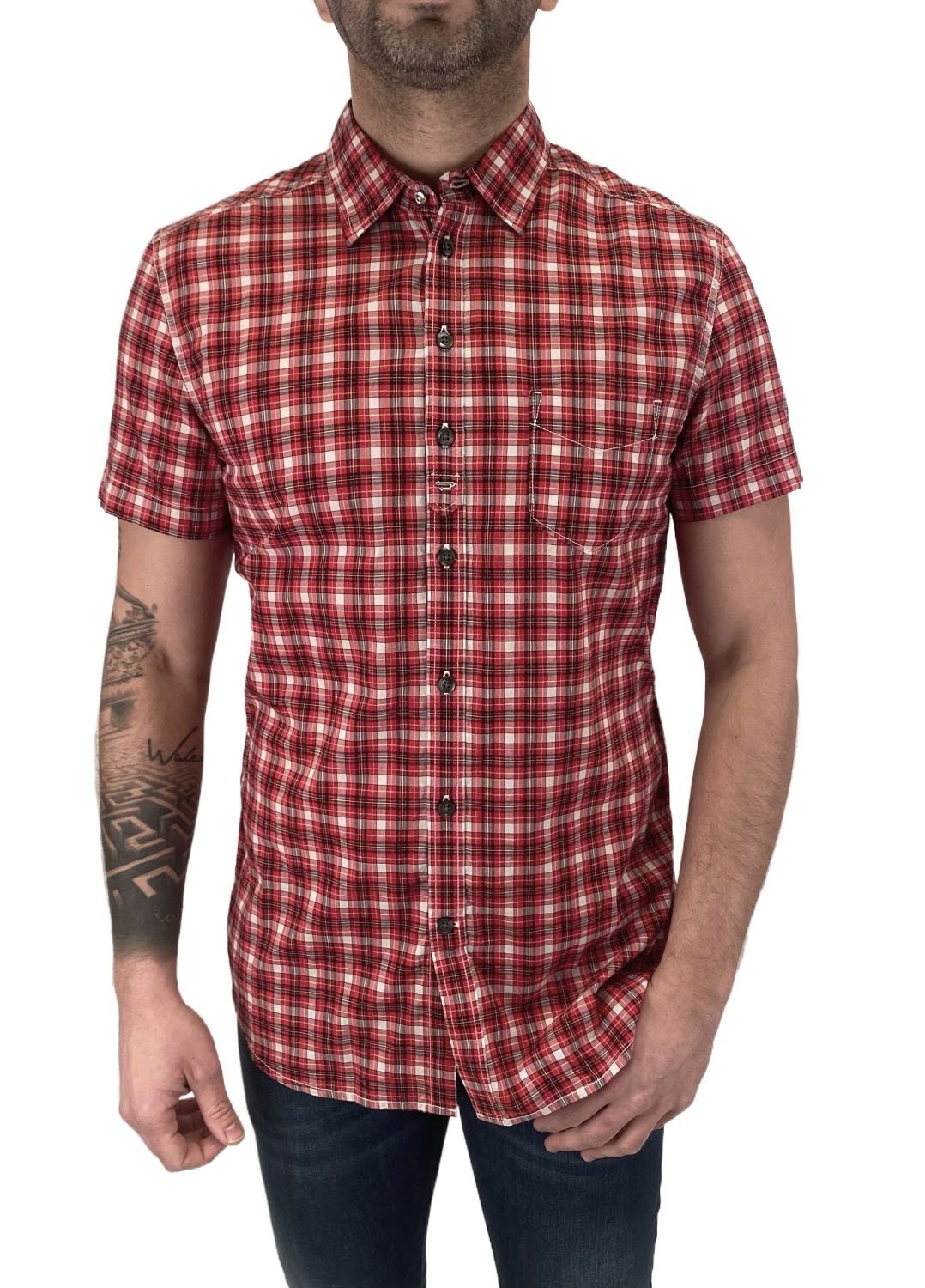 Diesel Kurzarmhemd Diesel S-Jugo Camicia Herren Hemd