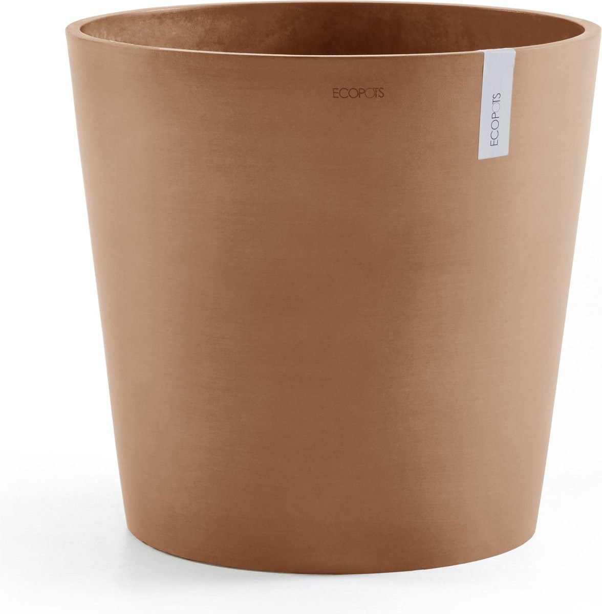 ECOPOTS Blumentopf Amsterdam 50 - Terra - Ø50,5 x H43,5 cm - Runder Topf (1 St), Ø: 50,5 cm