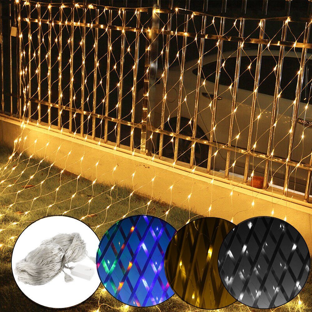 WILGOON LED-Lichternetz Lichterkette Netzlicht mit 8 günstig online kaufen