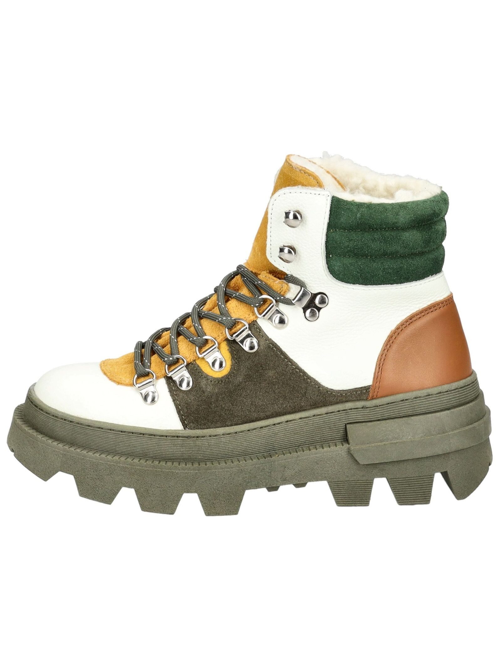 Lazamani Lazamani Stiefelette Leder Schnürstiefelette