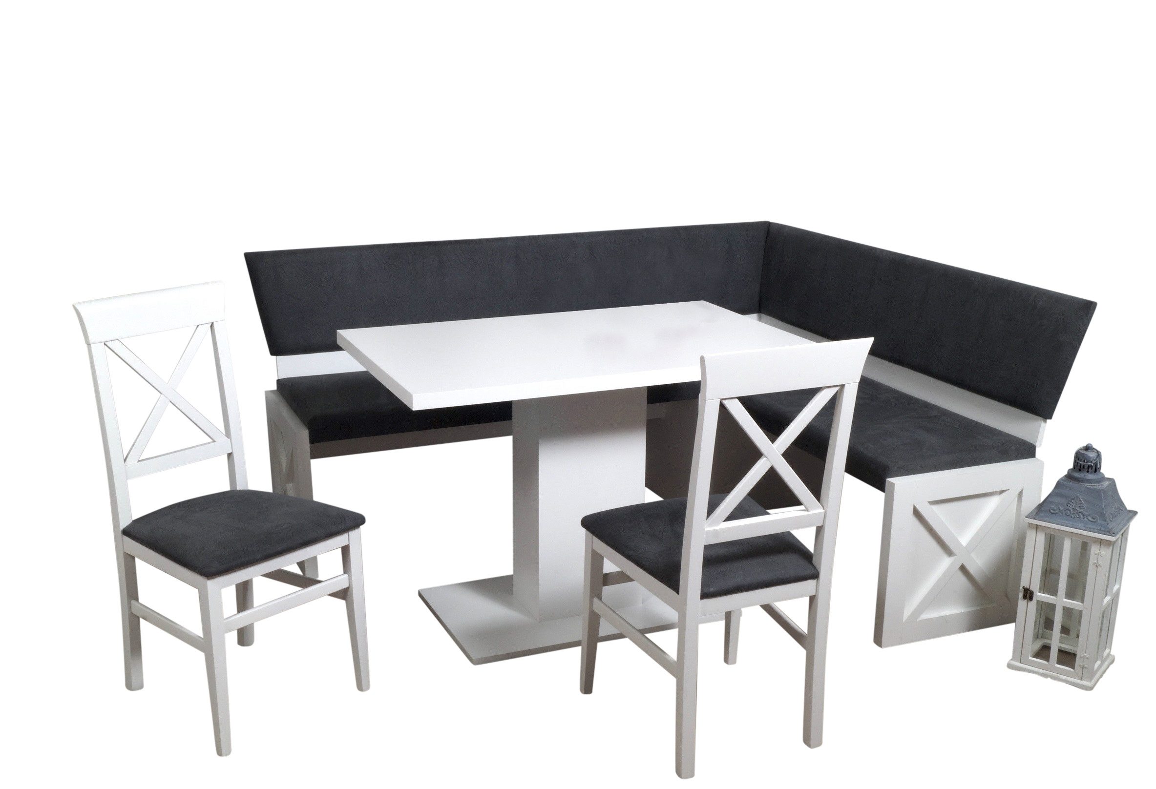 Stolebaenk Eckbankgruppe Mankato WS, (1x Eckbank, 1 x Tisch, 2 x Stuhl)