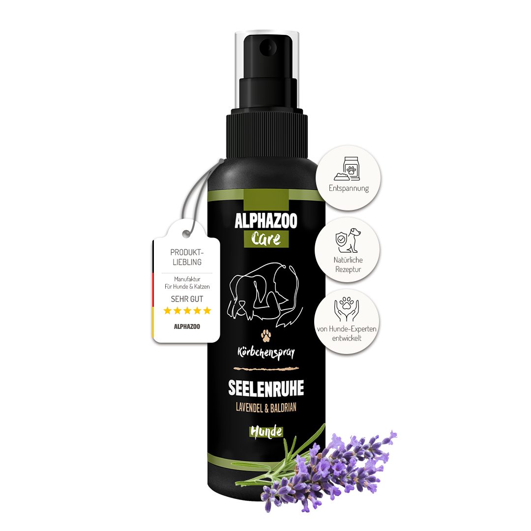 Fellpflege Seelenruhe Körbchenspray 100ml I Hunde