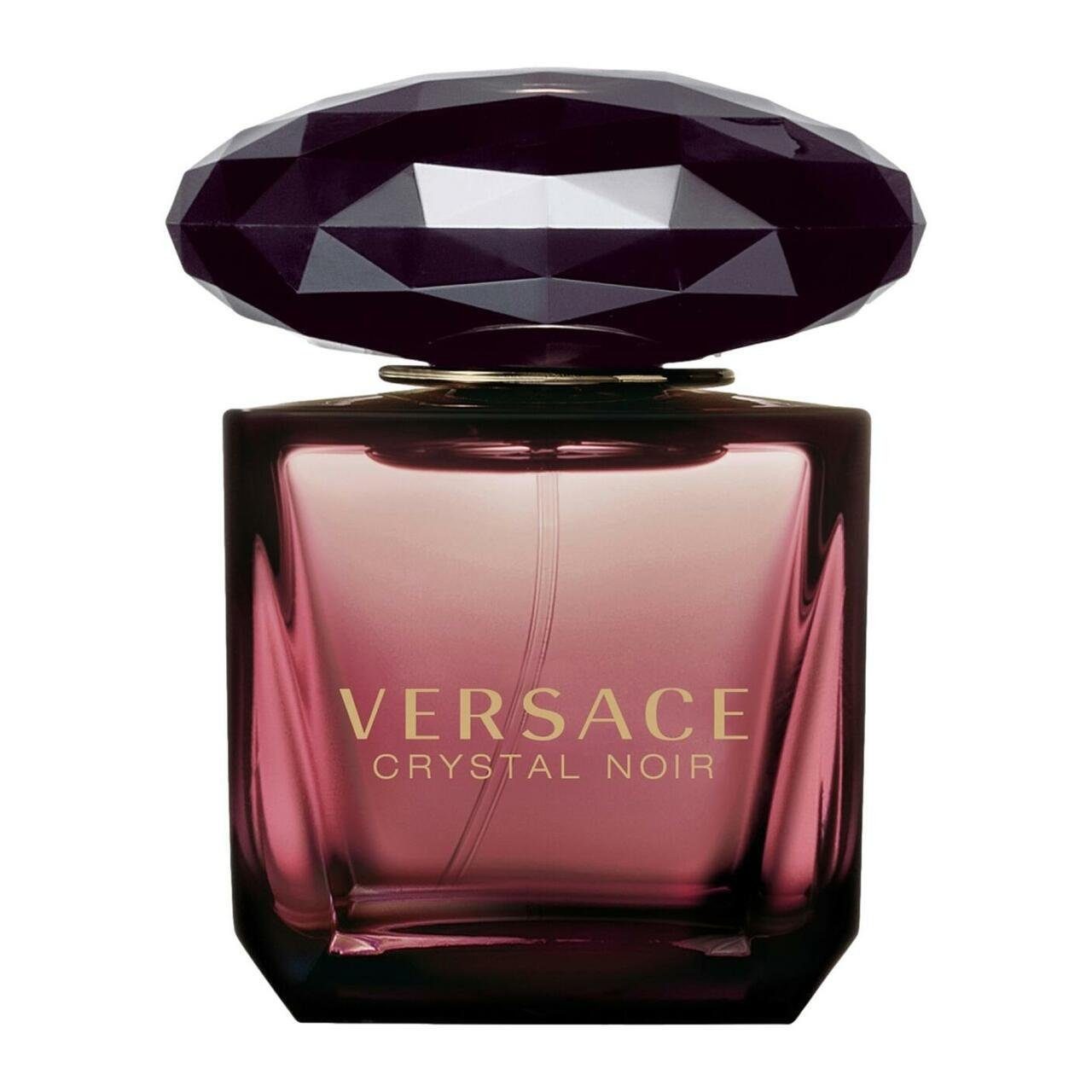 Versace Eau de Toilette Crystal Noir, Glasflakon, Parfüm EDT, Damenduft