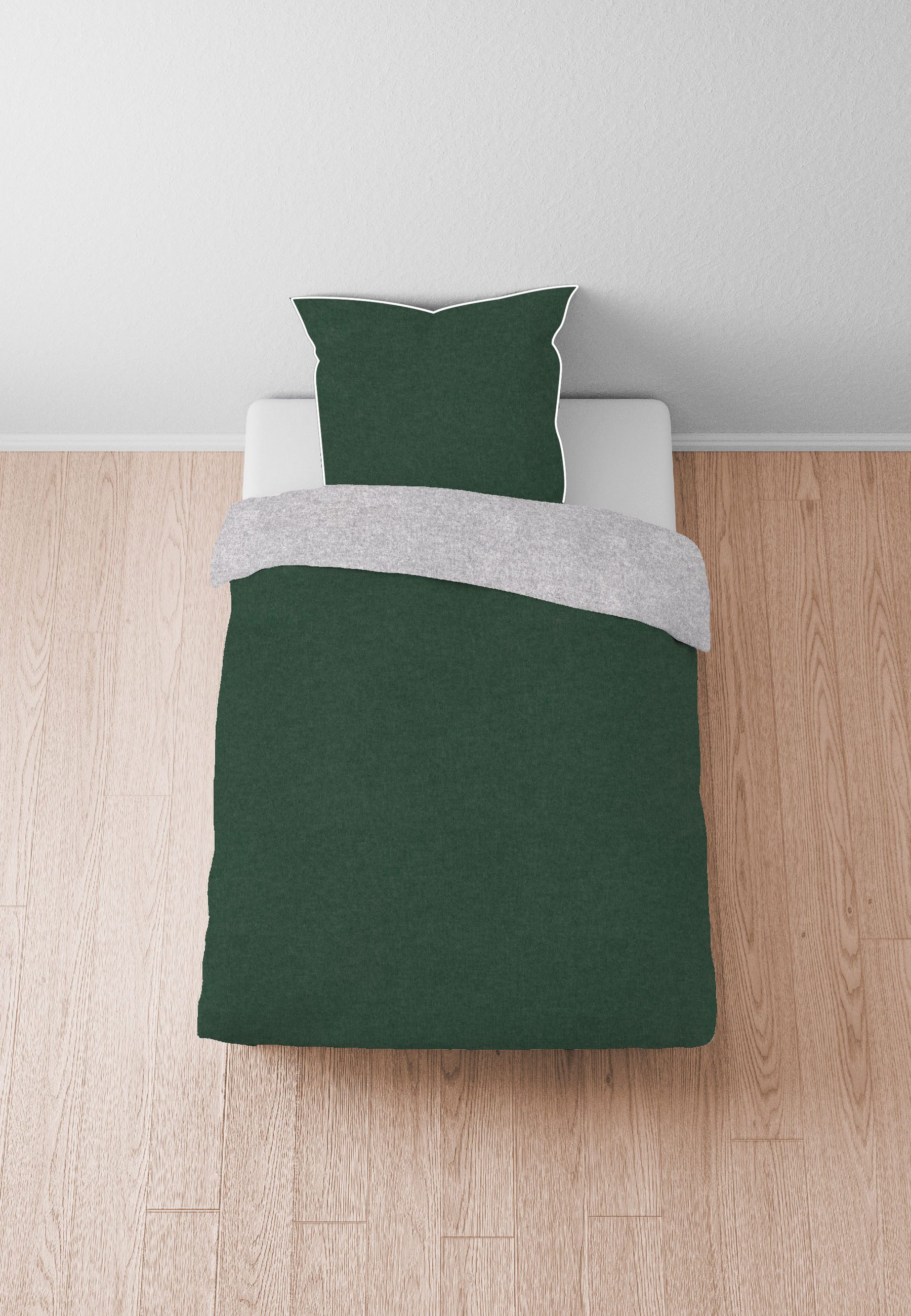 Biberna Wendebettwäsche Hermal, Flanell, 2 teilig, günstig online kaufen