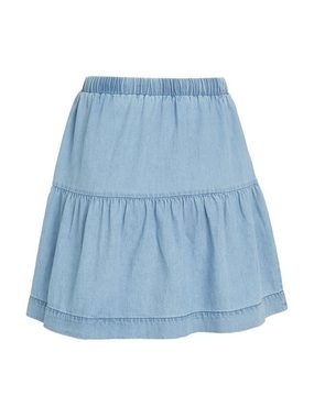 Tommy Jeans Jeansrock TJW TIERED CHAMBRAY MINI SKIRT Webrock mit Tommy Jeans Markenlabel