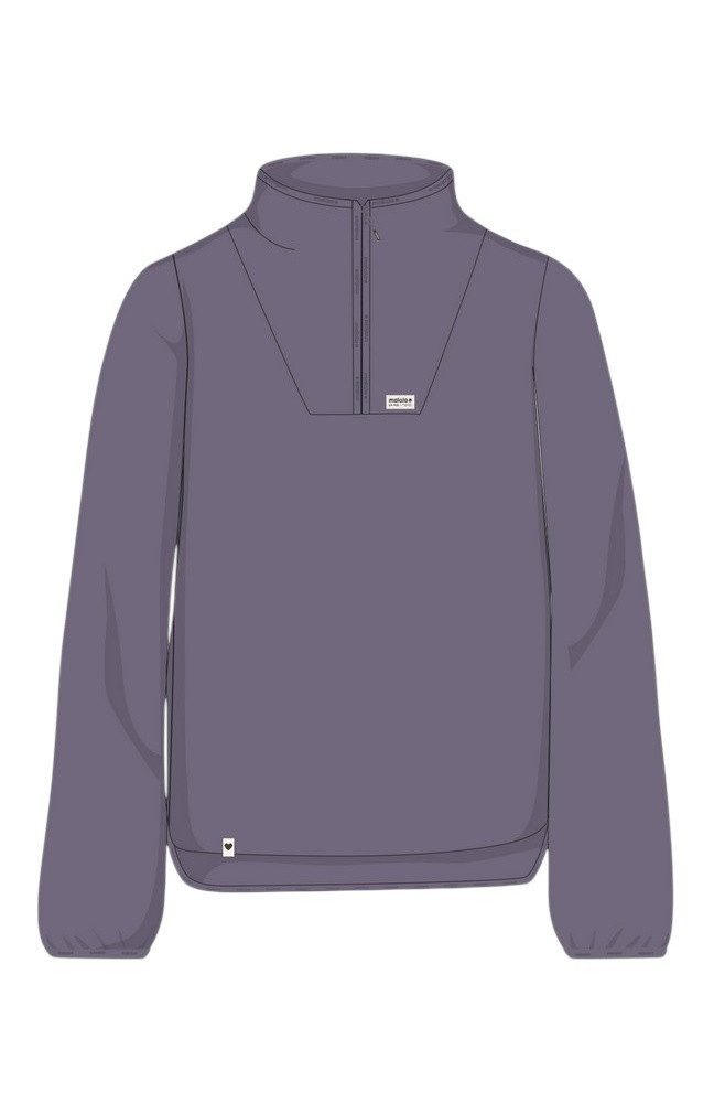 Maloja Fleecepullover MeltinaM (Half Zip, atmungsaktiv) purple Damen