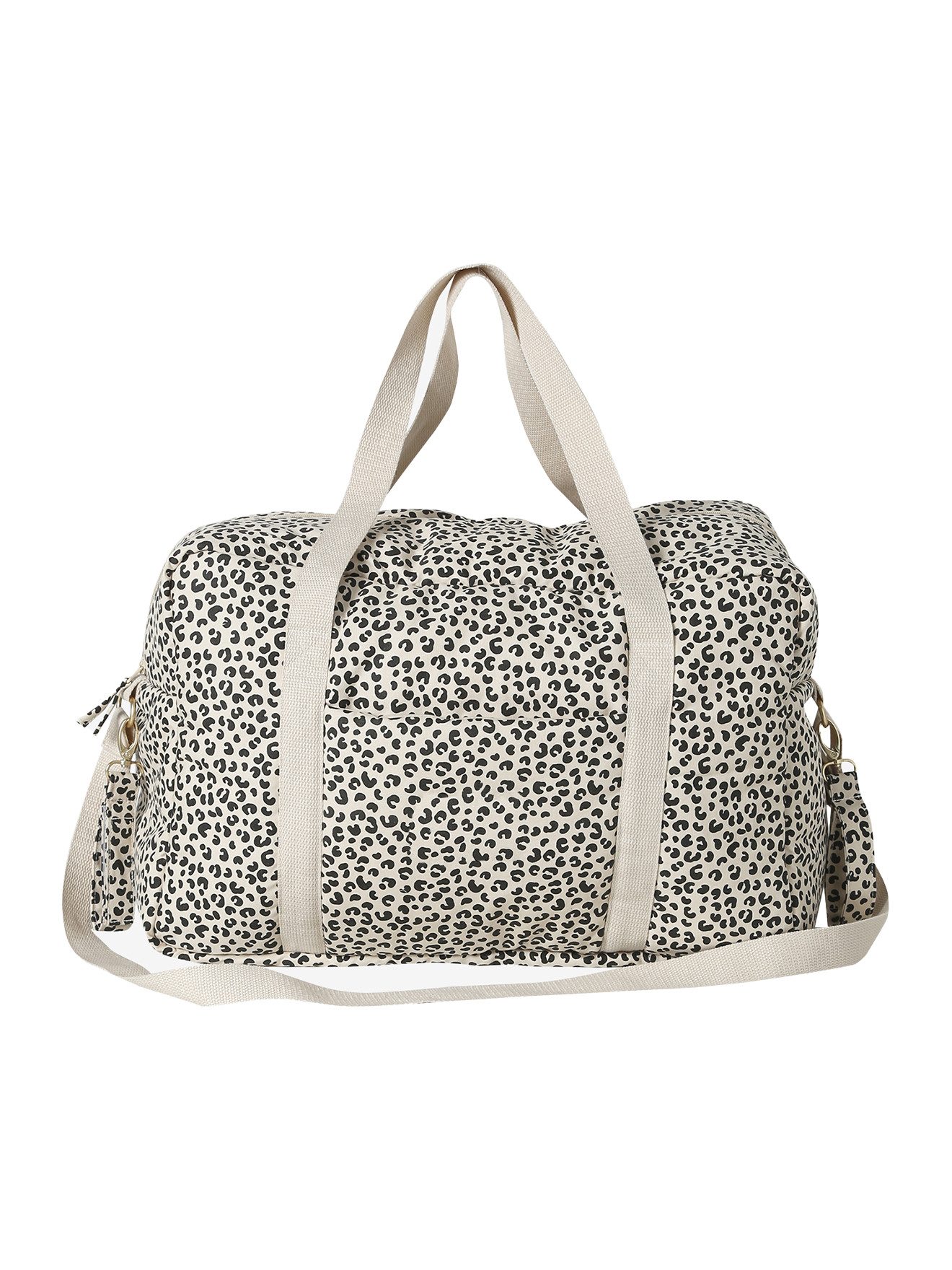 vertbaudet Wickeltasche mit Leopardenmuster, Canvas
