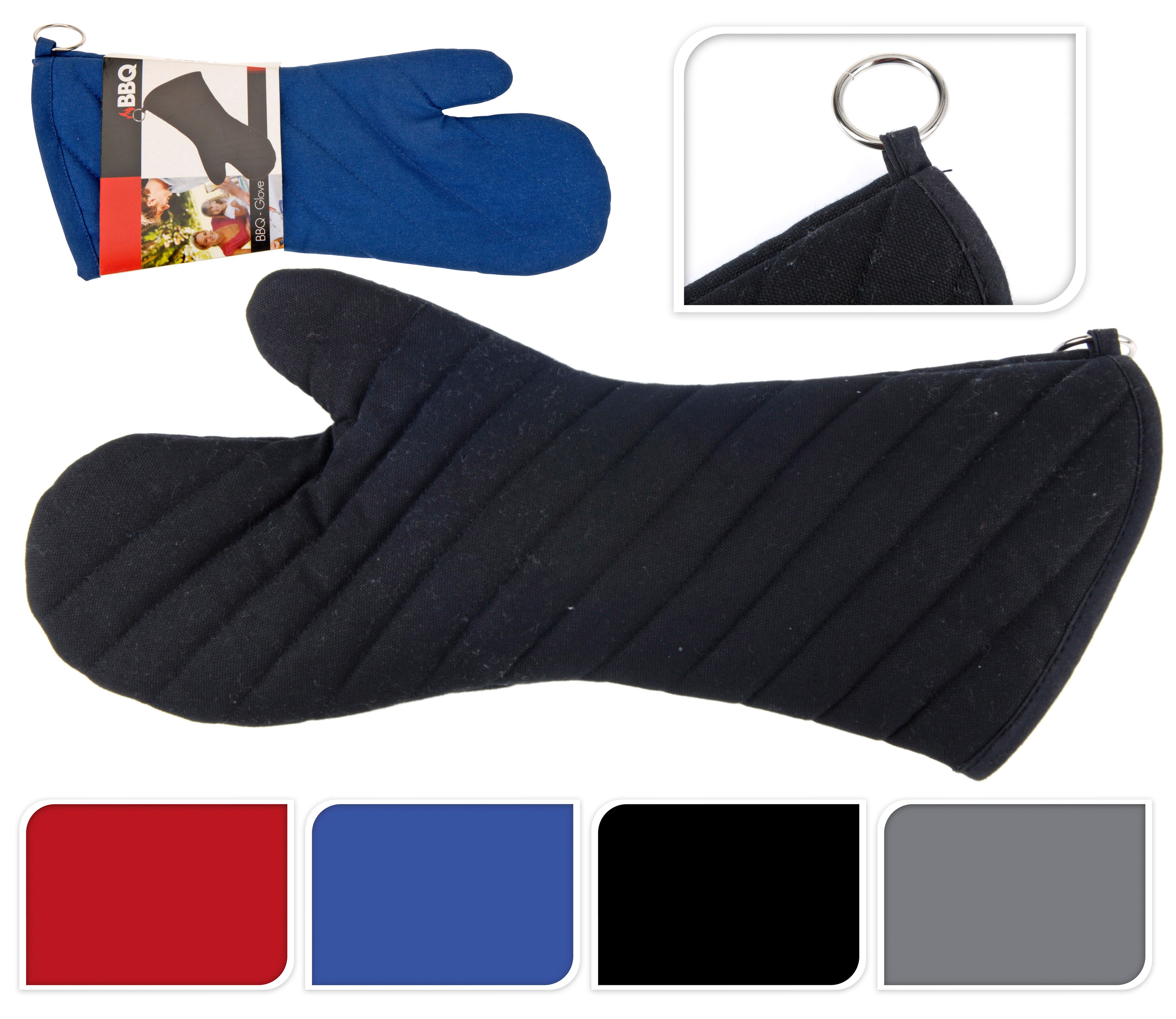 Koopman Grillhandschuhe Grill- oder Stulpenhandschuh Backhandschuh, Topfhan günstig online kaufen