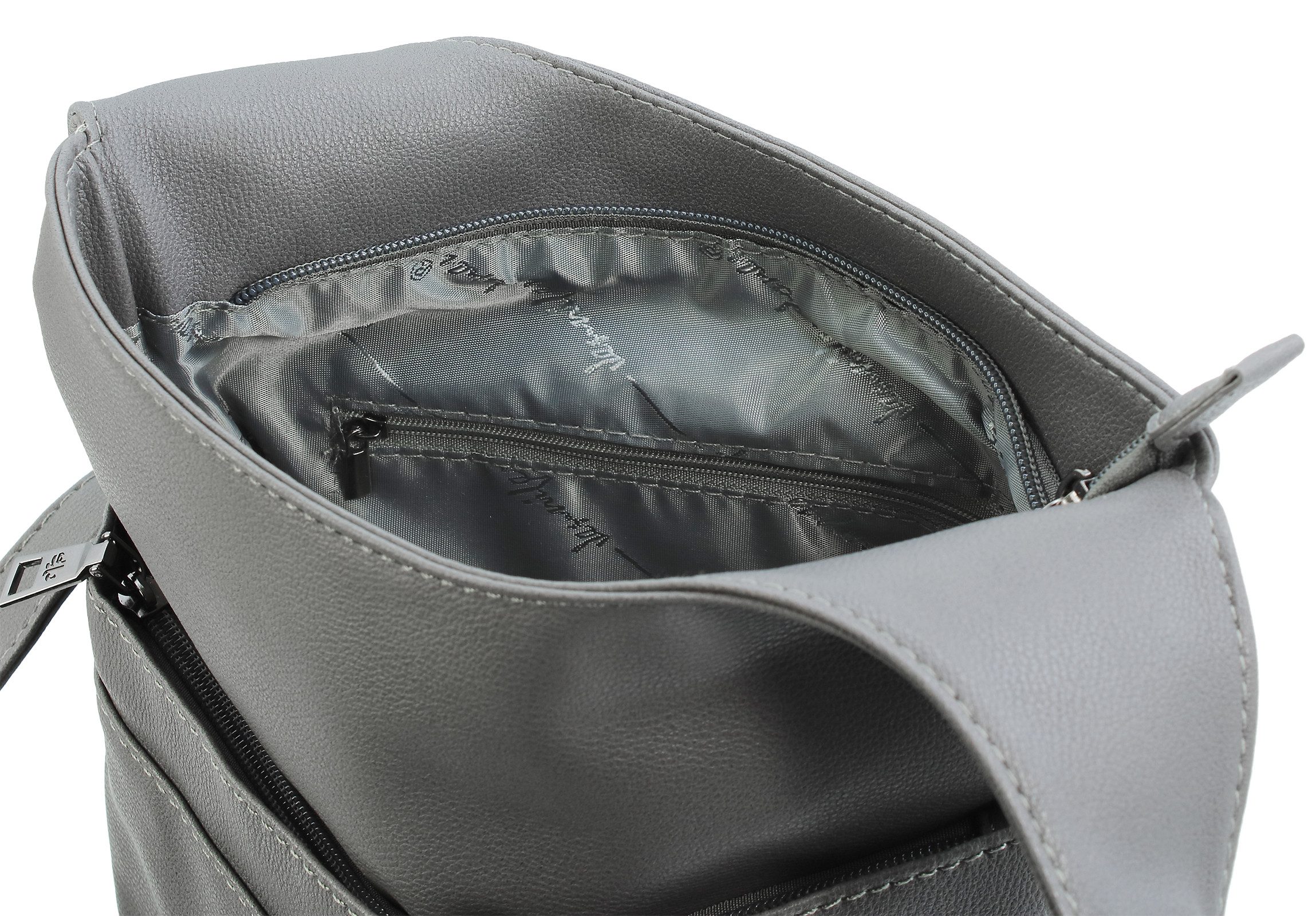 J JONES JENNIFER JONES Umhängetasche Damen Schultertasche mit Reißverschluss Crossbody Bag