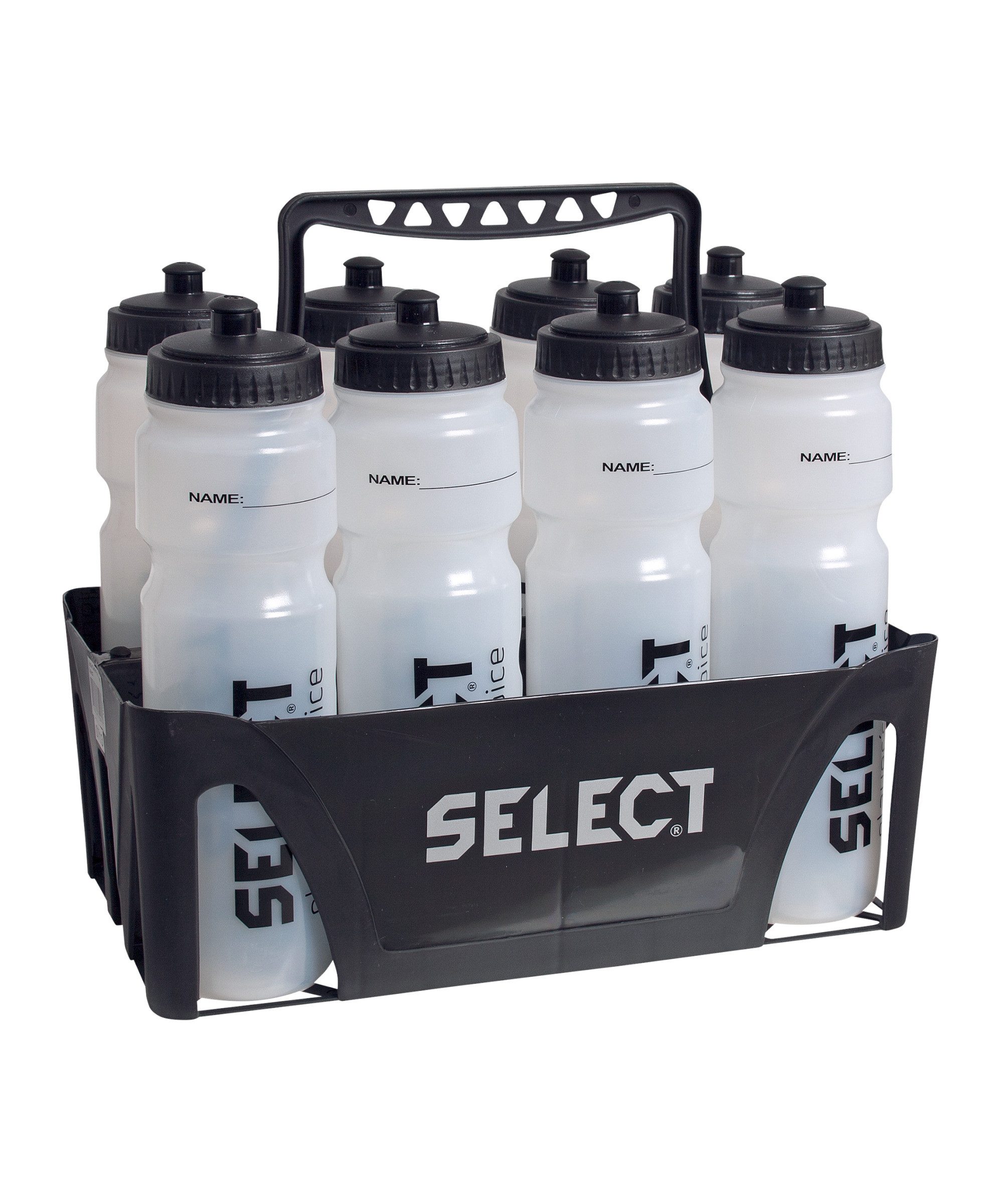 Select Trainingshilfe Select Trinkflaschenhalter f. 8 Flaschen