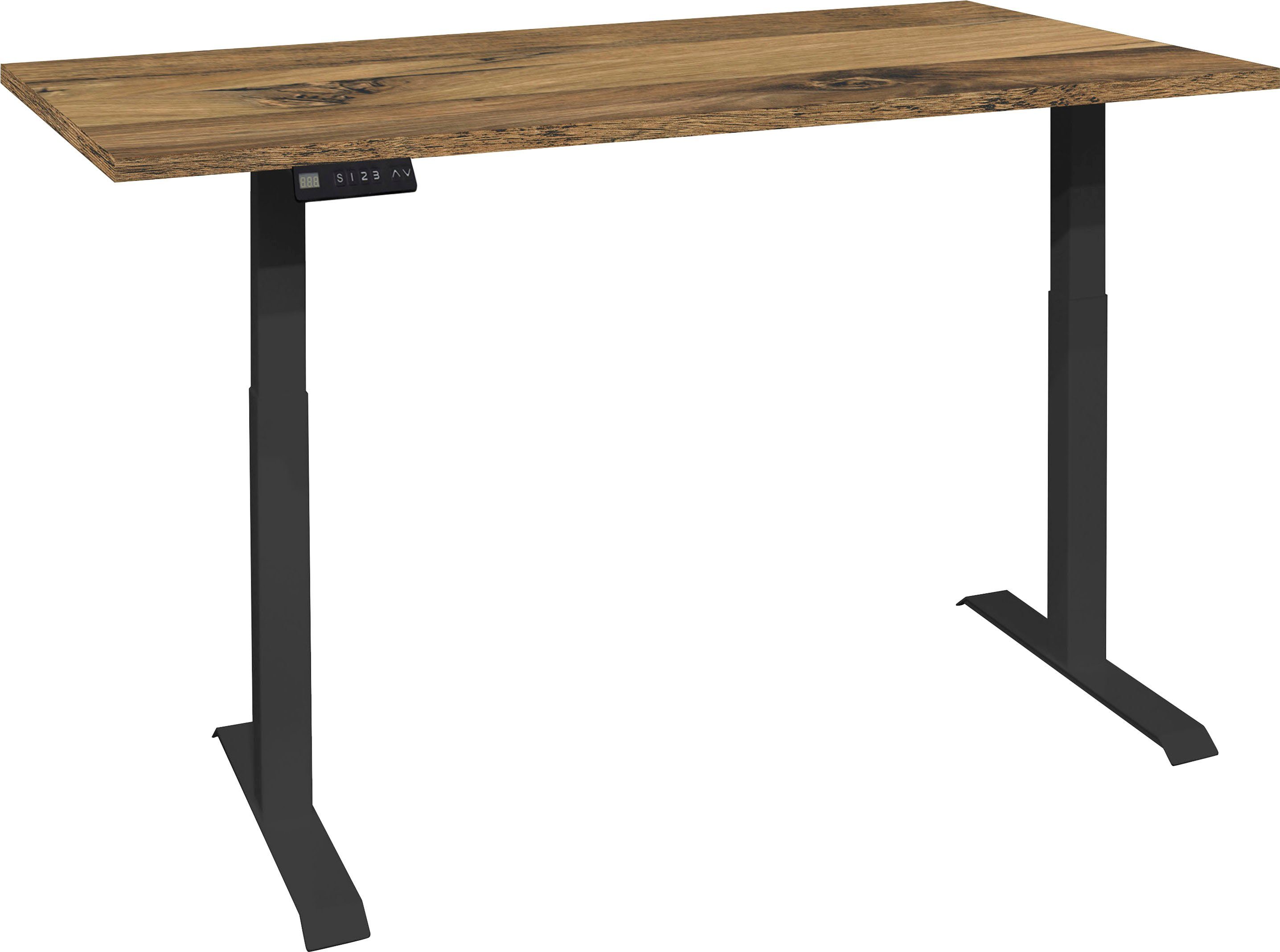 schwarz matt / plankeneiche | plankeneiche