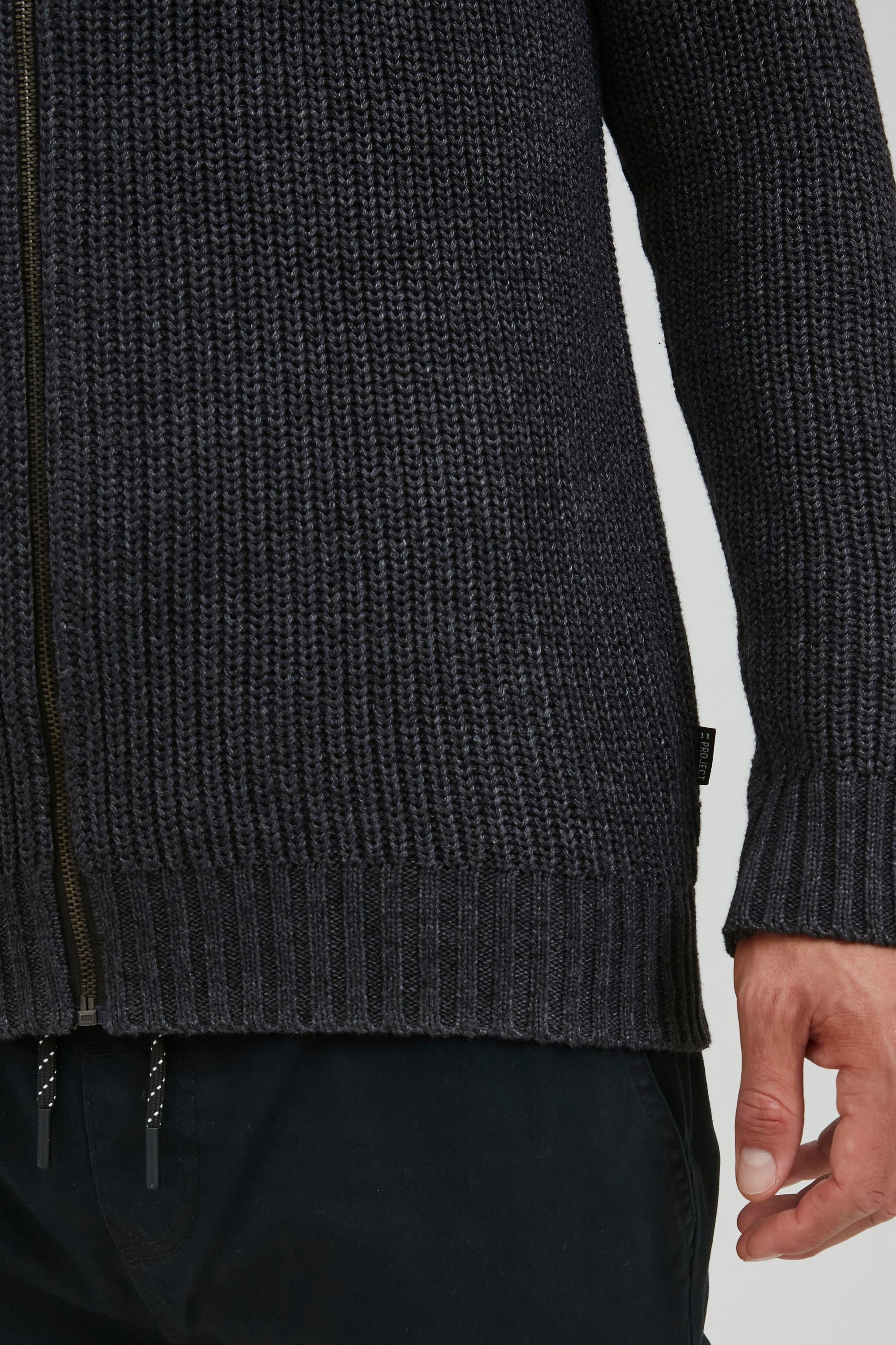 11 Project Strickjacke PRXander ZipperJacke mit Stehkragen – Bild 5 von 5