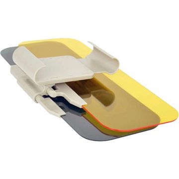 DOTMALL Monoscheibensonnenbrille Verstellbare Carpoint 2-in-1-Sonnenblendenverlängerung, Gelb