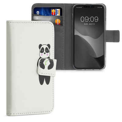 kwmobile Handyhülle Wallet Case für Apple iPhone 13 mini, Hülle mit Ständer Kartenfächer - Handyhülle